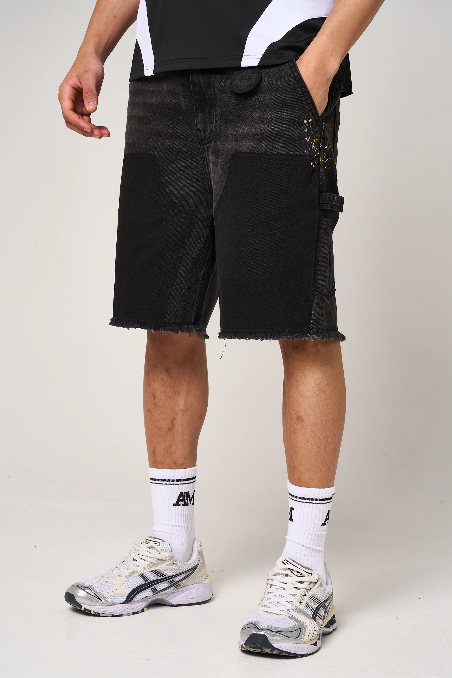 Allende Carpenter Denim Short Black - Image 2