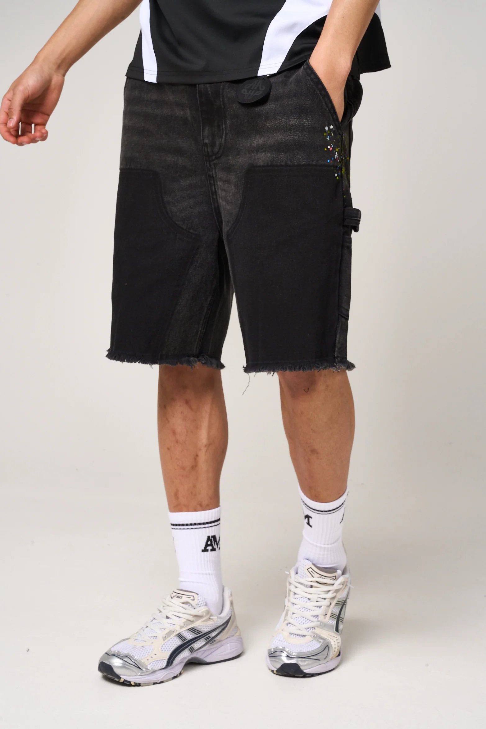 Allende Carpenter Denim Short Black - Image 3