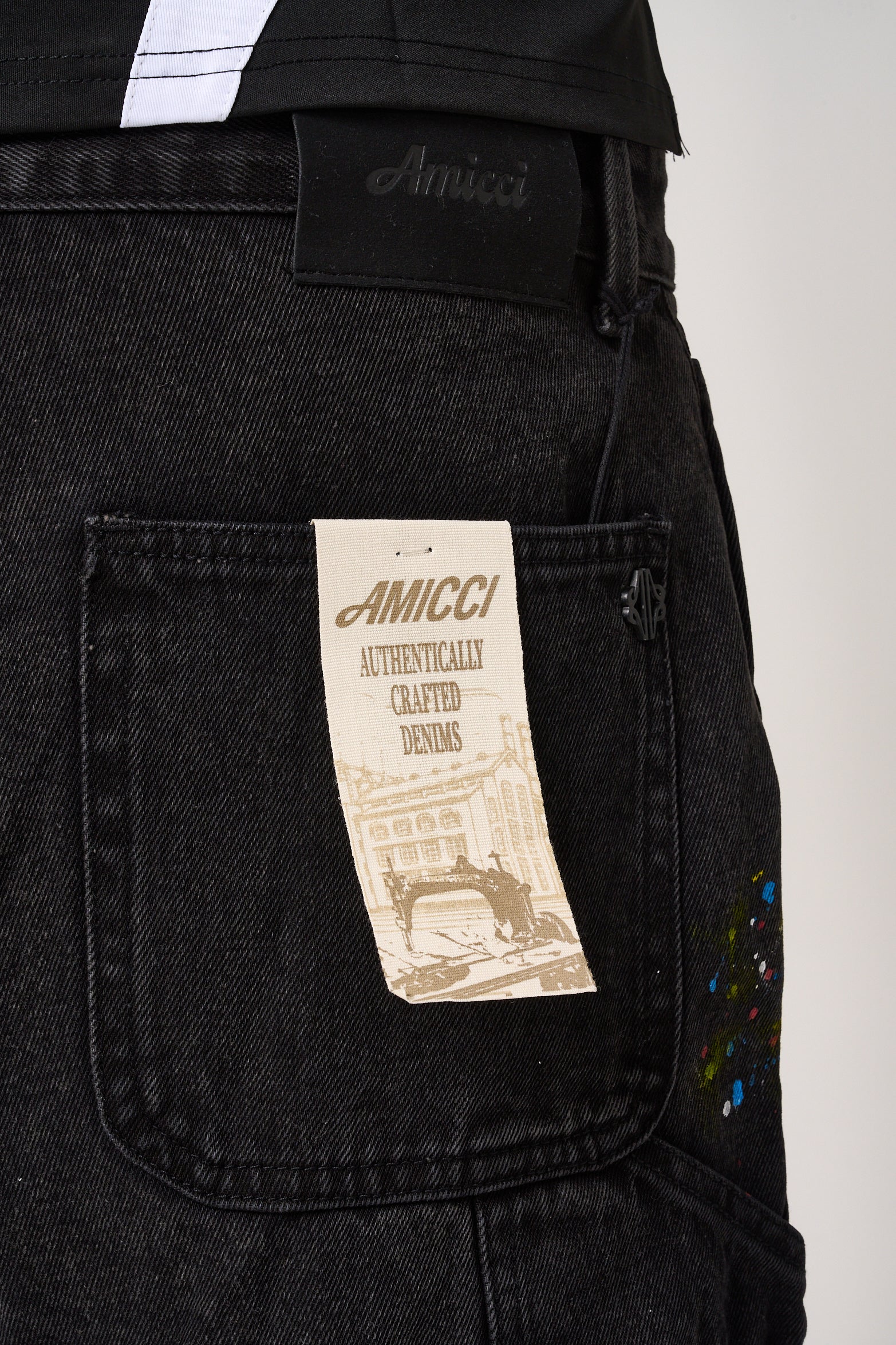 Allende Carpenter Denim Short Black - Image 9