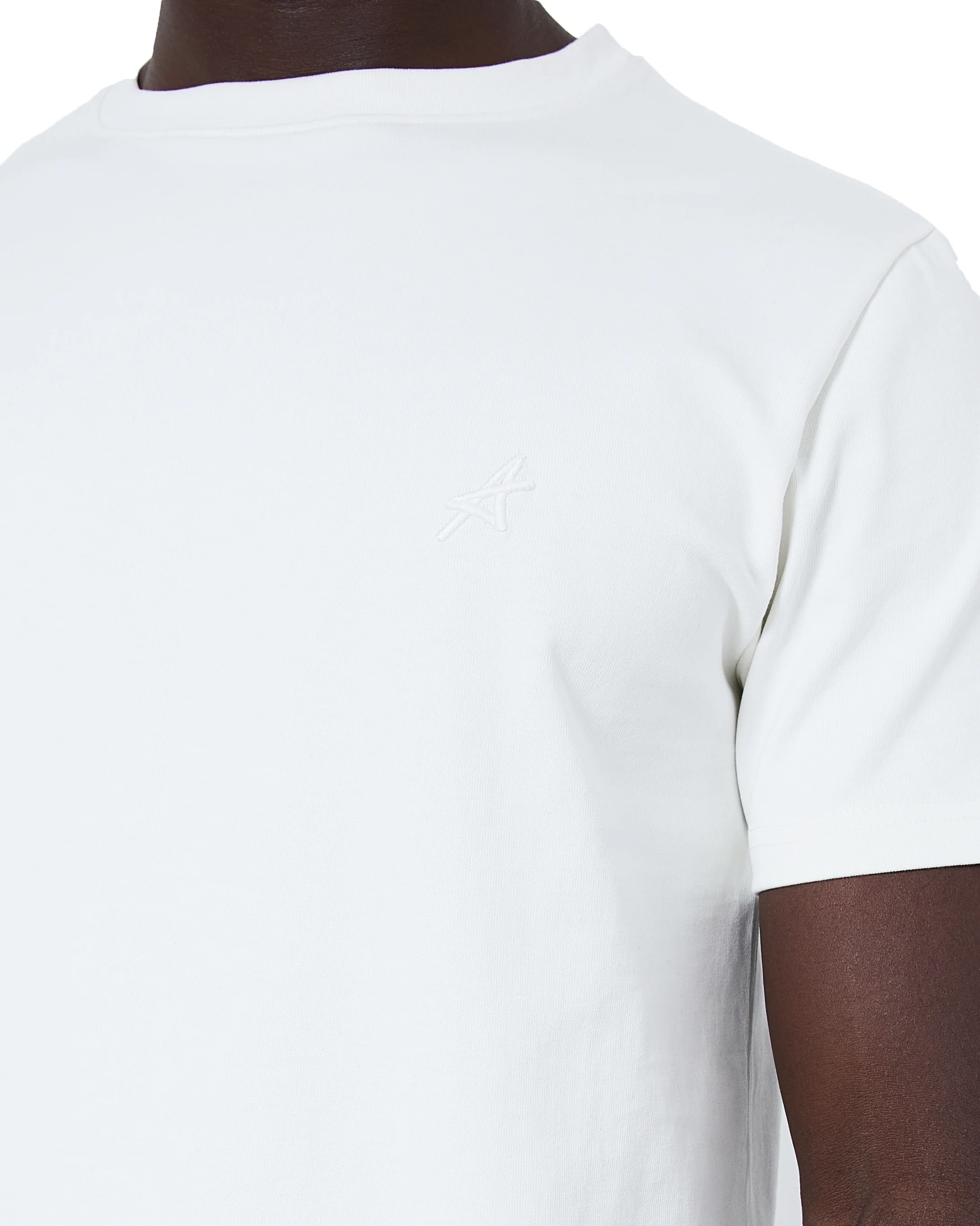 Heavyweight Slim Fit Tee White - Image 3