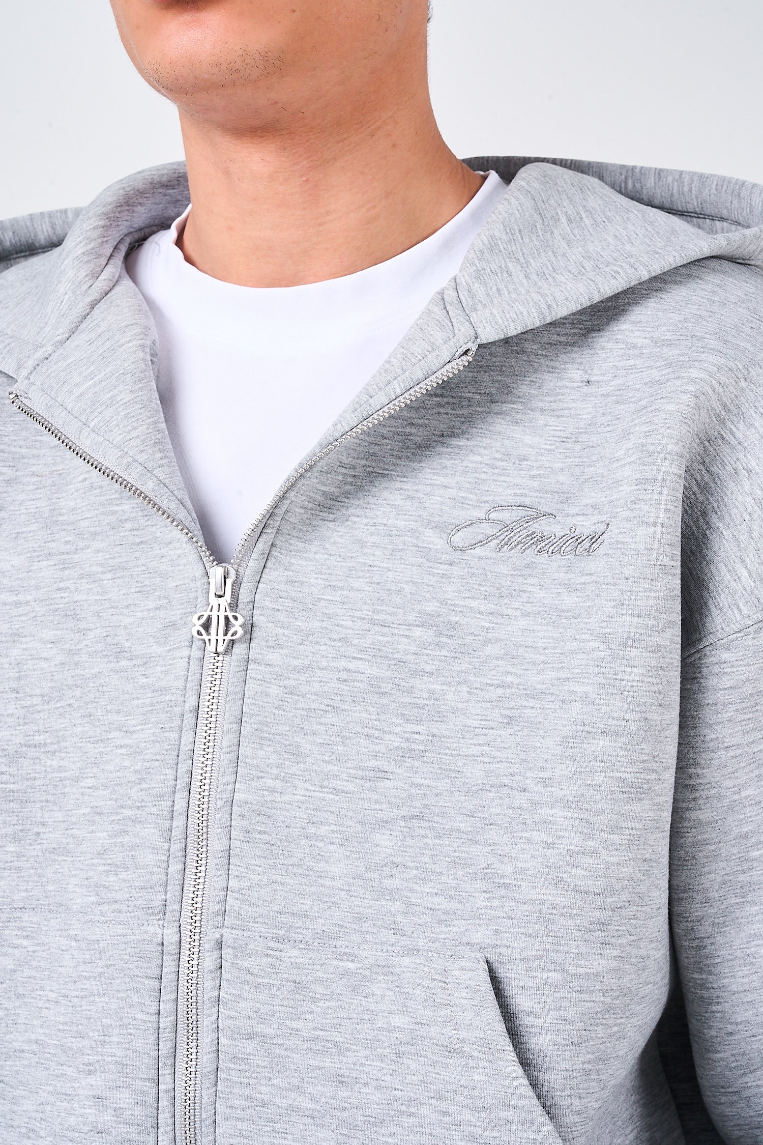 Atelier Grey Scuba Hoodie - Image 6