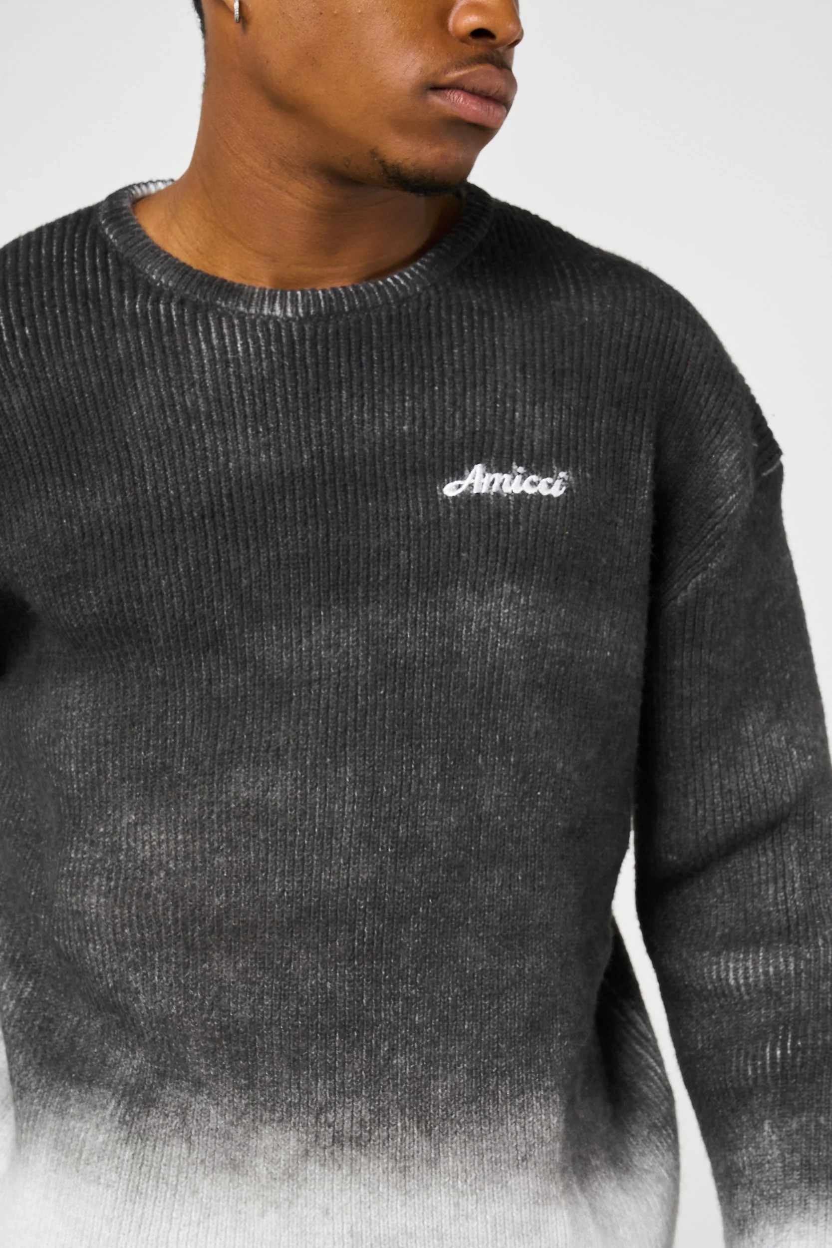 Barrett Grey Knitted Sweatshirt - Image 3