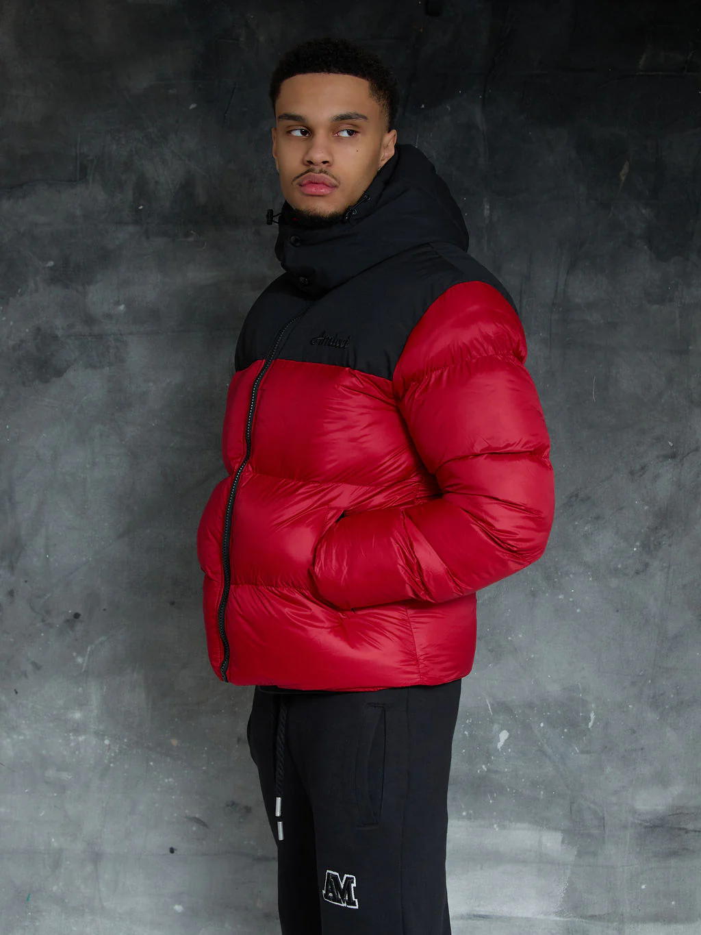 Bellezza Puffer Jacket Red - Image 7
