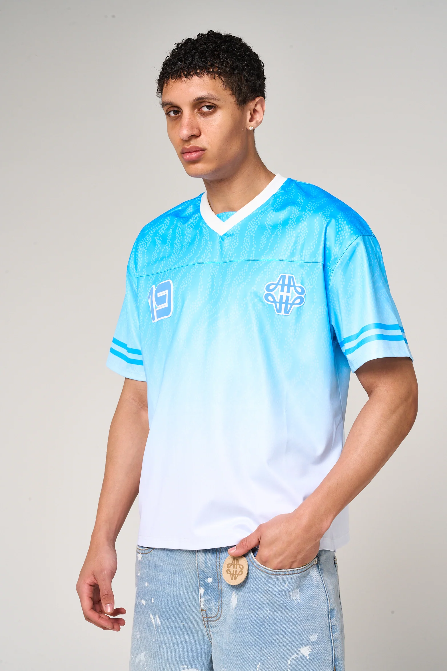 Benito Football Jersey Blue - Image 2