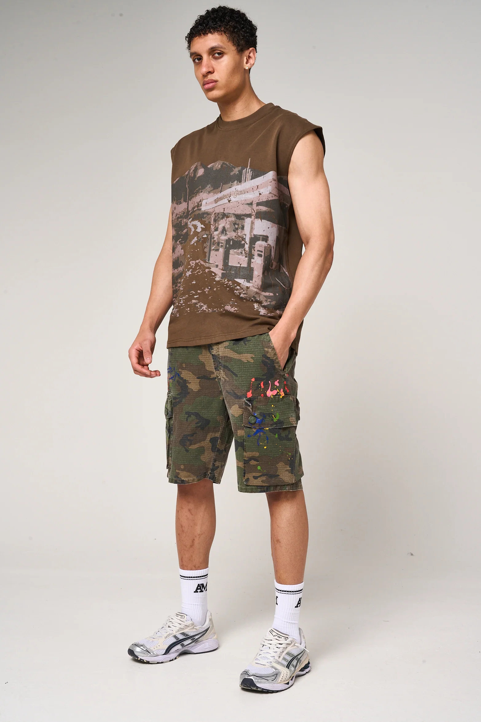 Colonel Camo Cargo Shorts - Image 4
