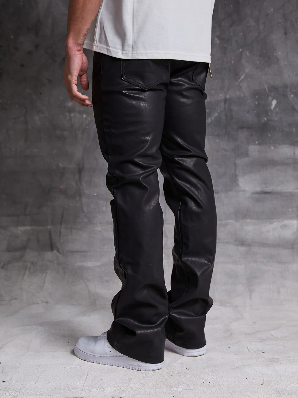 Dario Black Leather Pant - Image 5