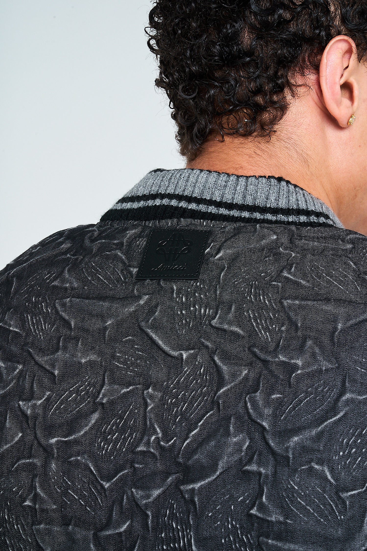 Fonsie Textured Bomber Jacket - Image 7