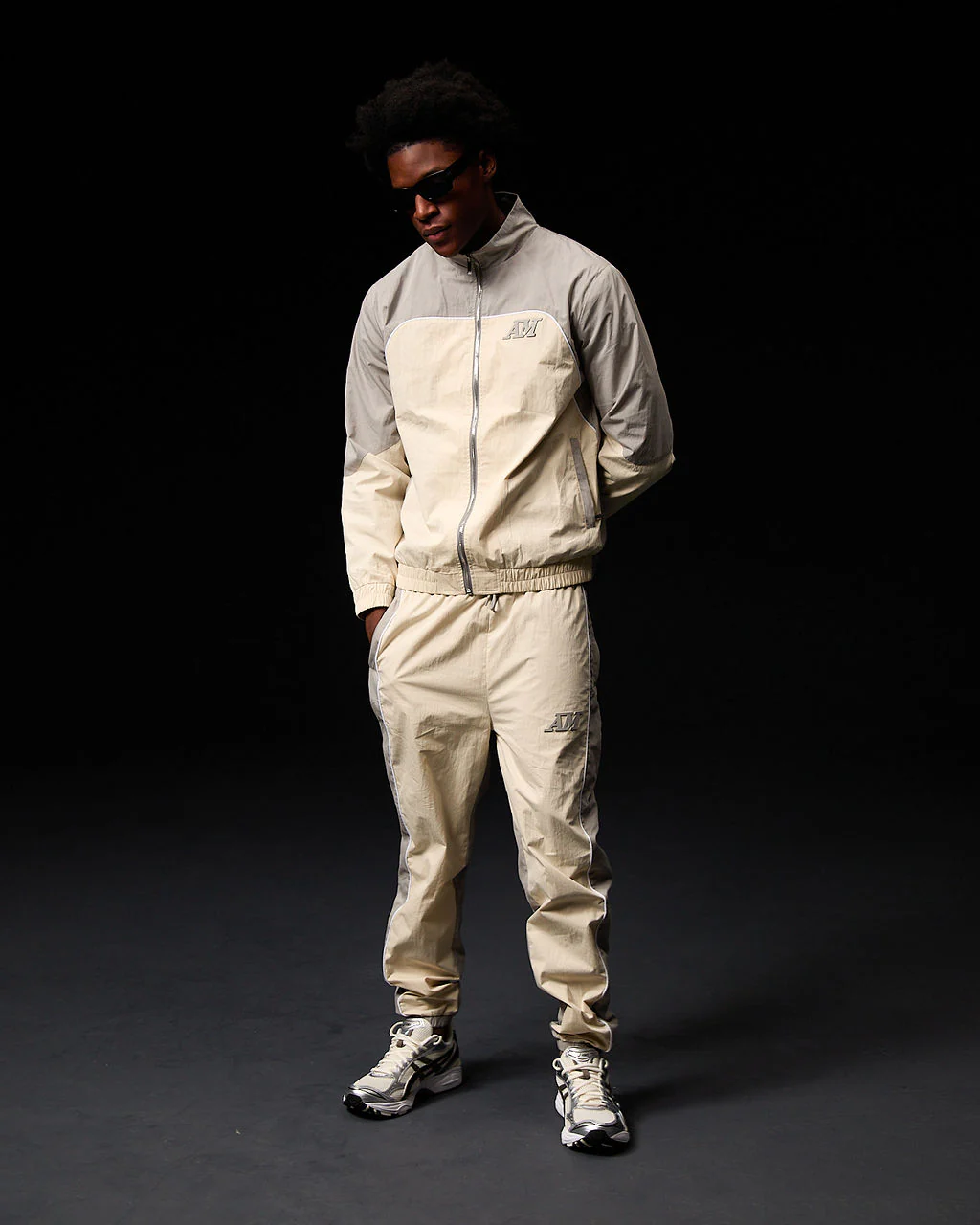 Forza Tracksuit Top Beige - Image 3