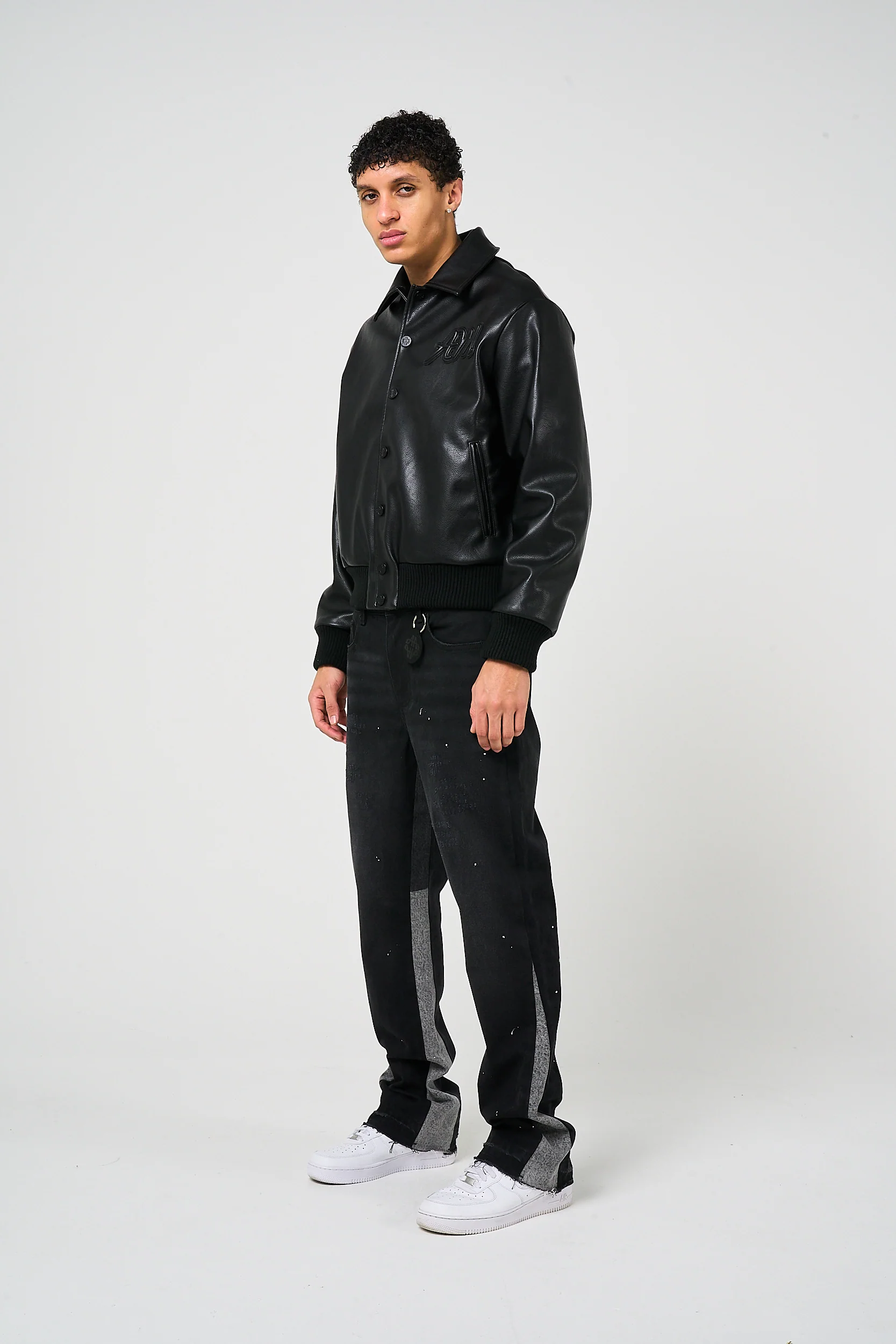 Fulton Leather Varsity Jacket