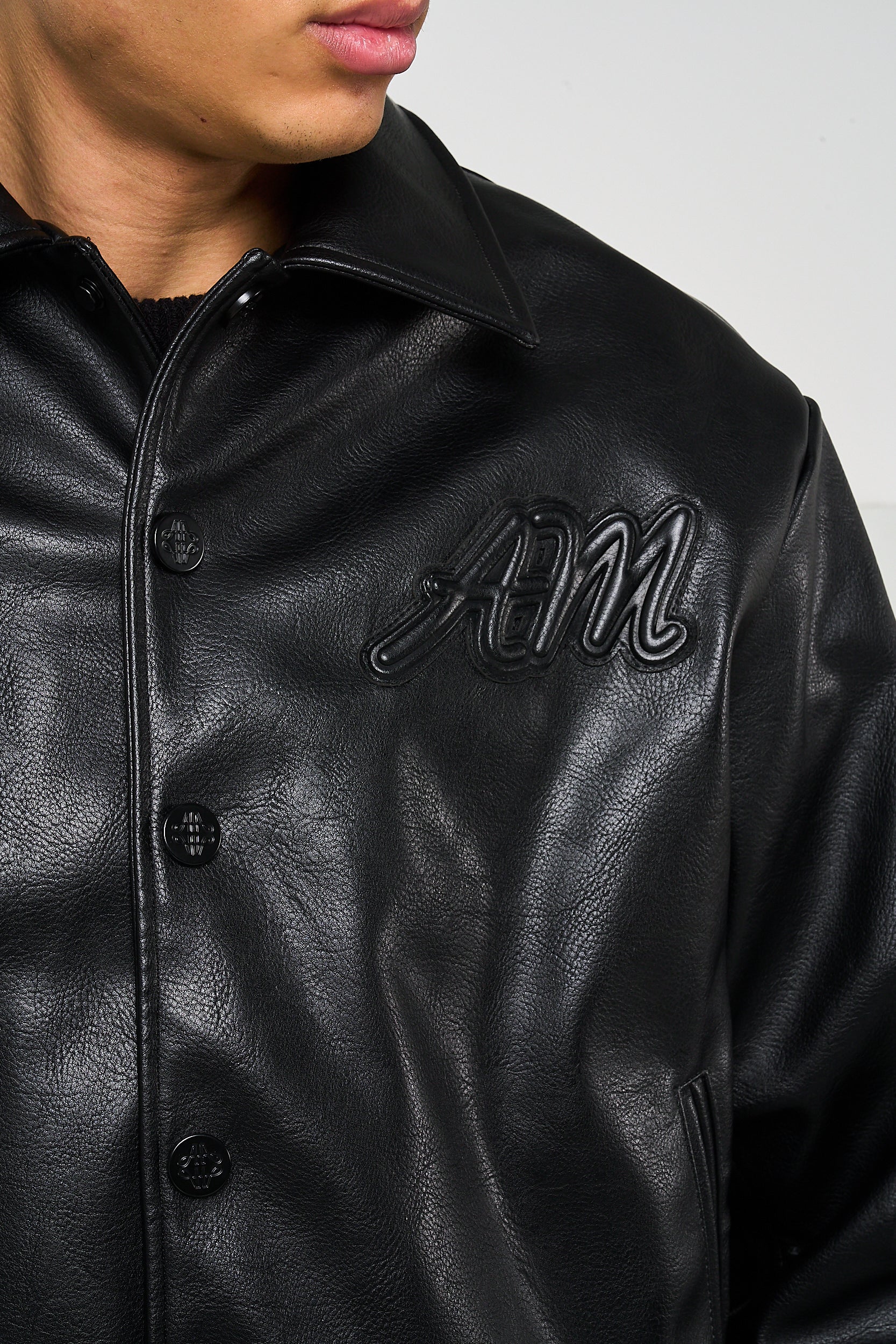 Fulton Leather Varsity Jacket - Image 4