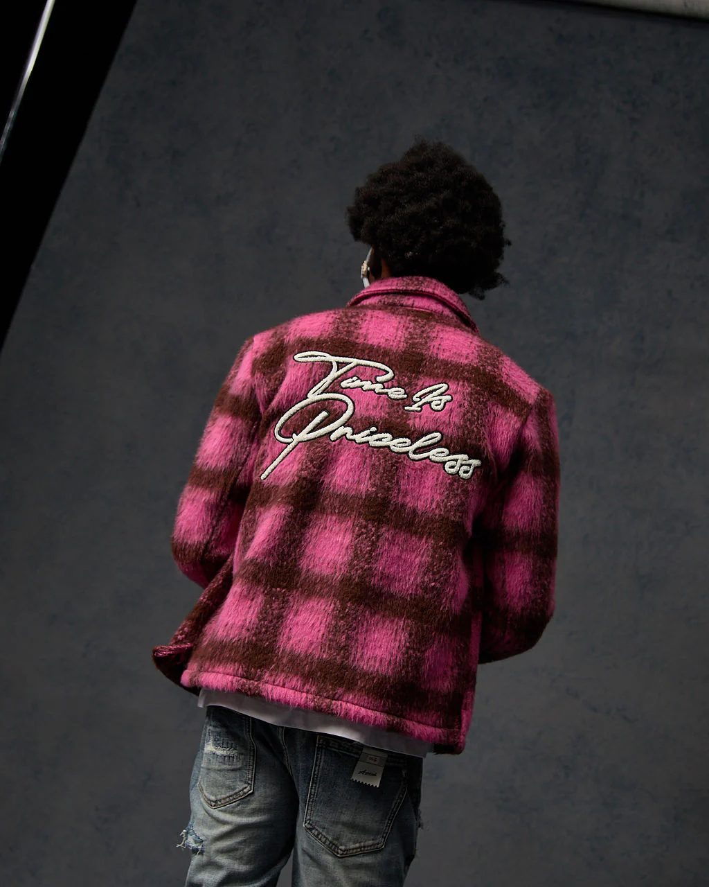 Gennaro Mohair Pink Shirt - Image 5
