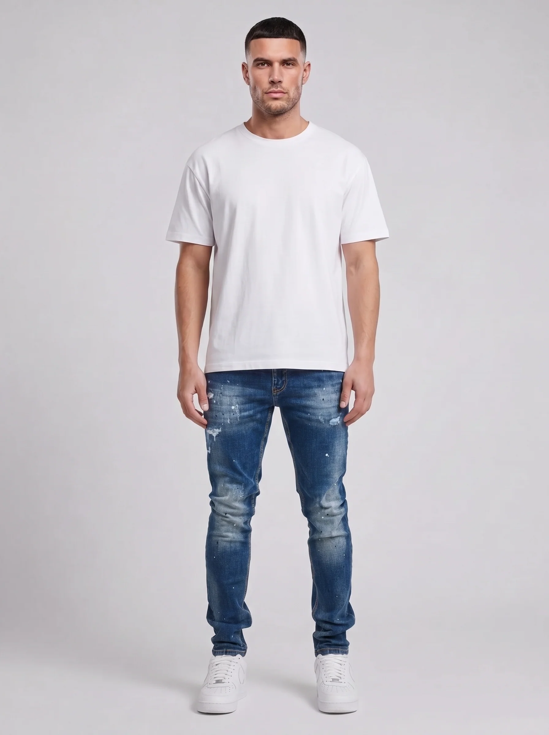 Harlan Blue Skinny Jean - Image 4