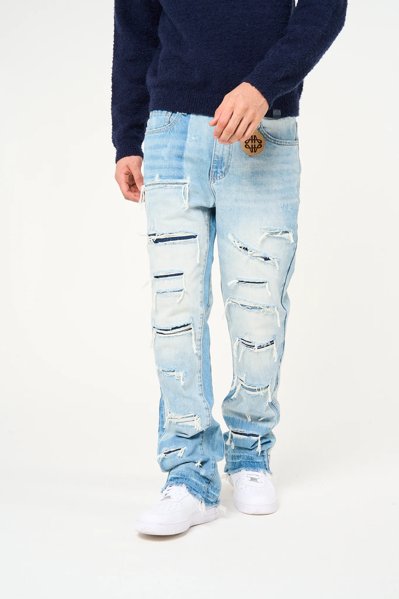 Imola Blue Flare Jean - Image 3