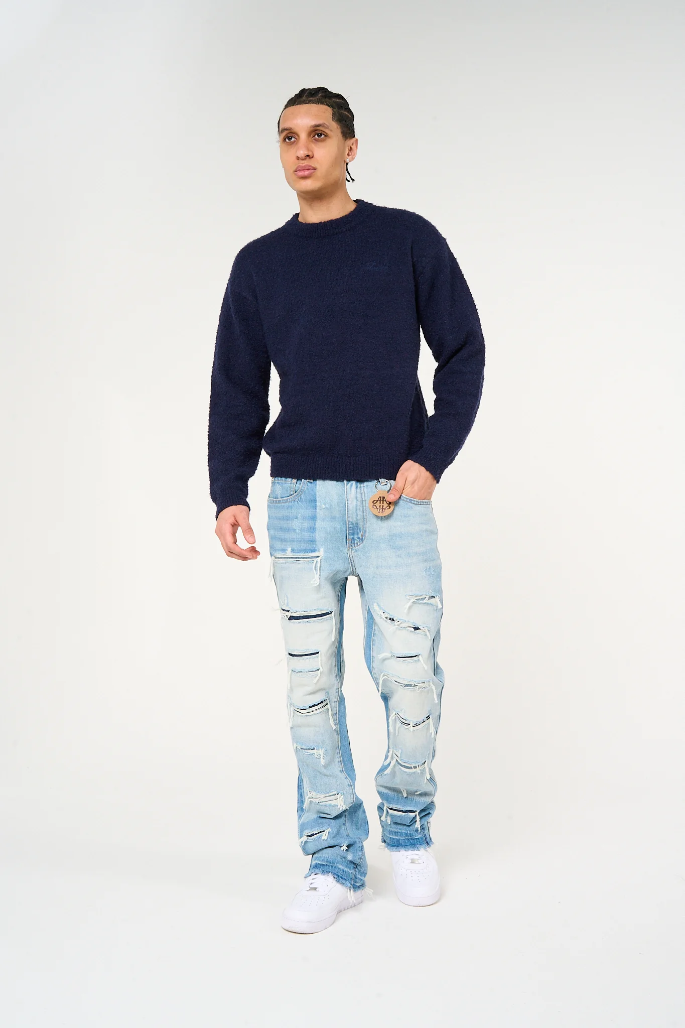 Imola Blue Flare Jean - Image 4