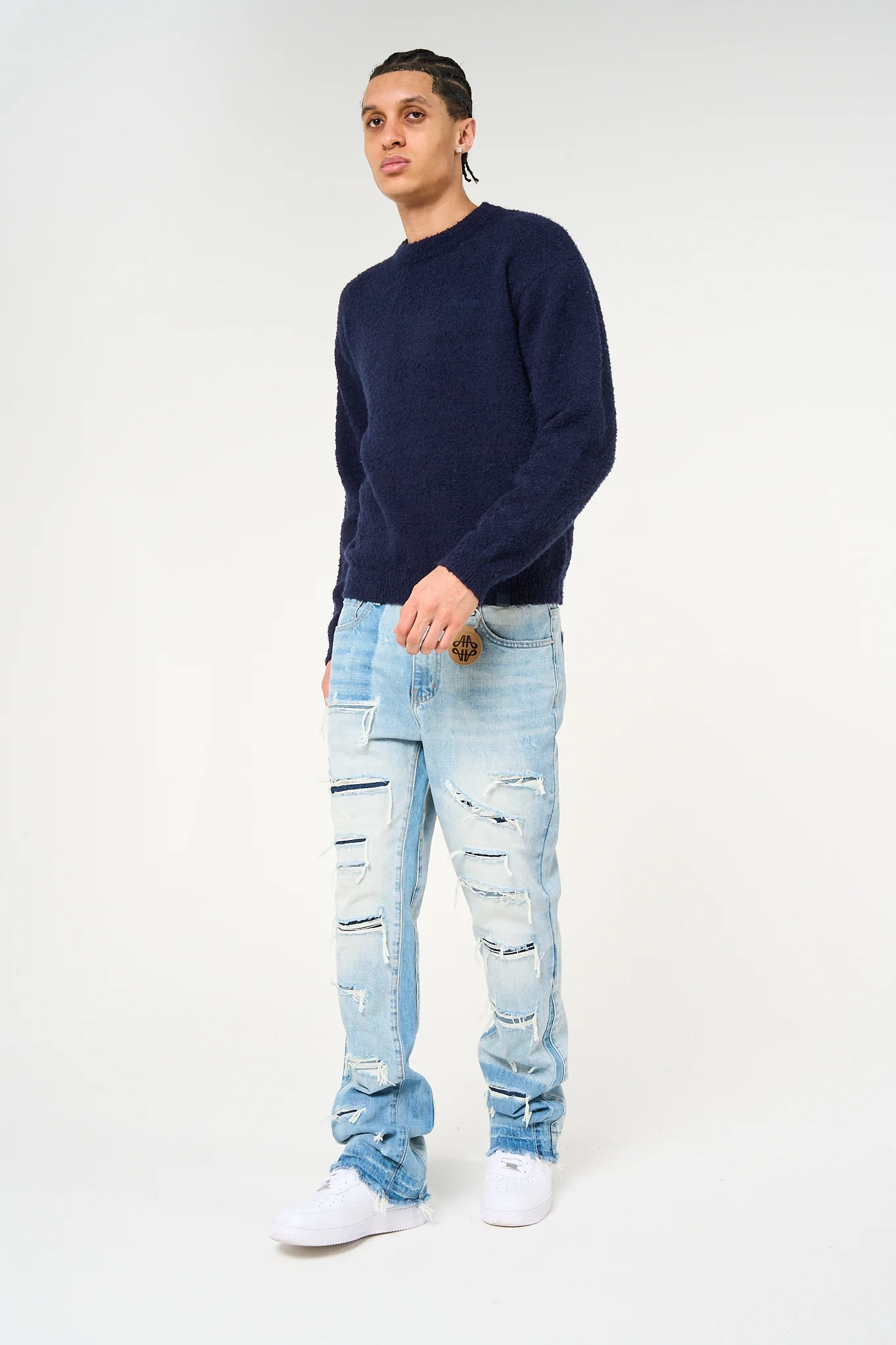Imola Blue Flare Jean - Image 6