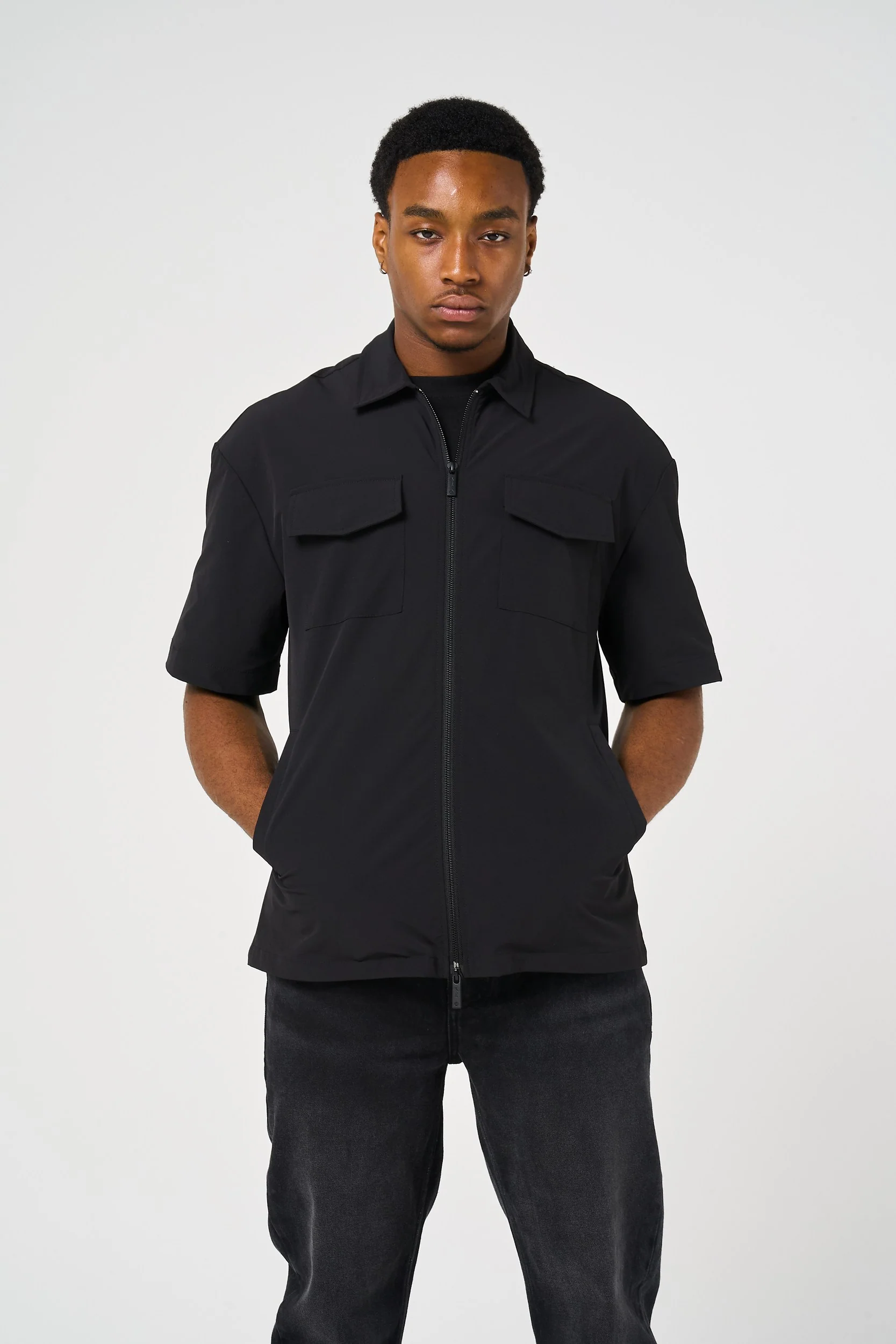 Giamco Black Overshirt - Image 4