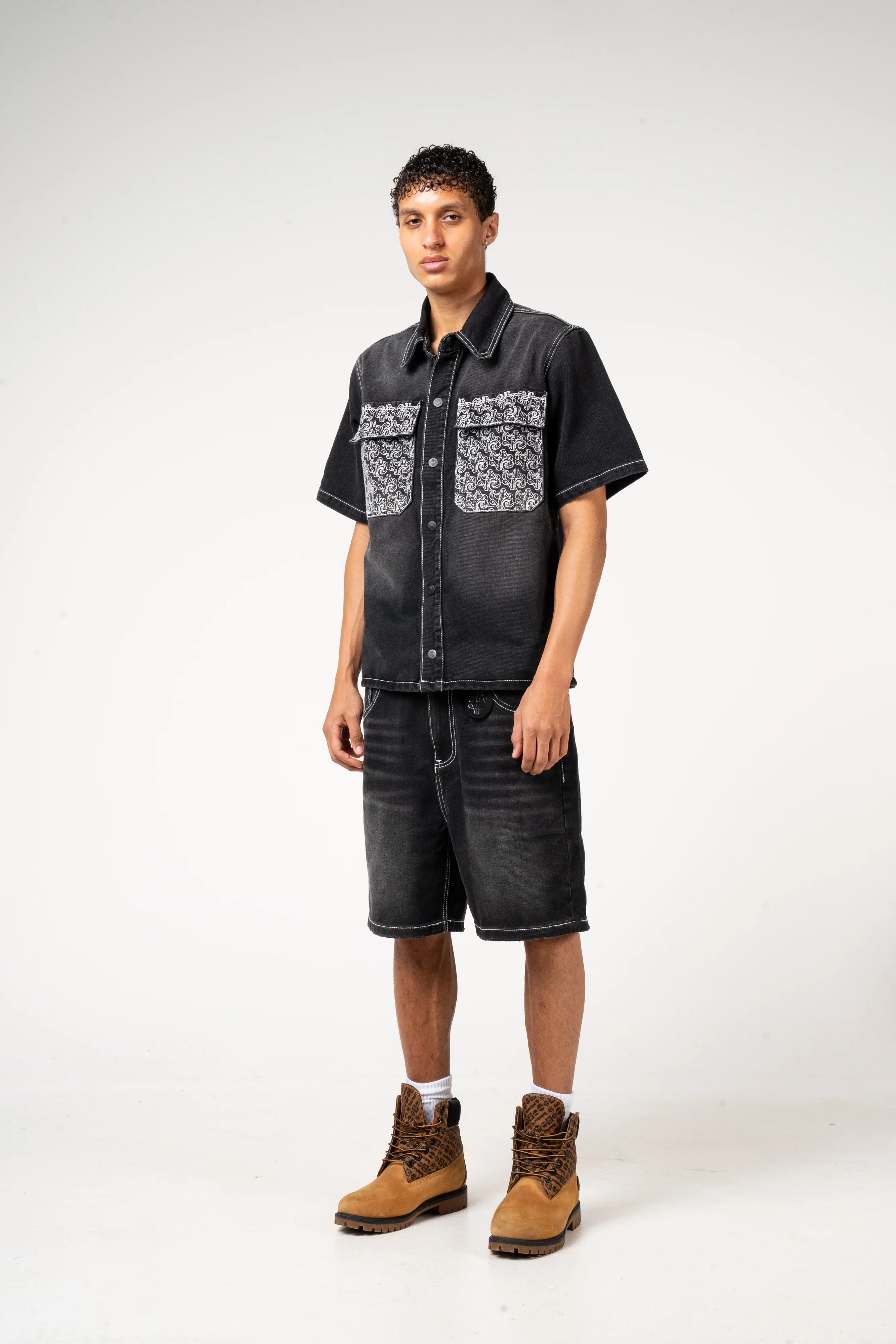 Keshi Denim Shirt Black - Image 3