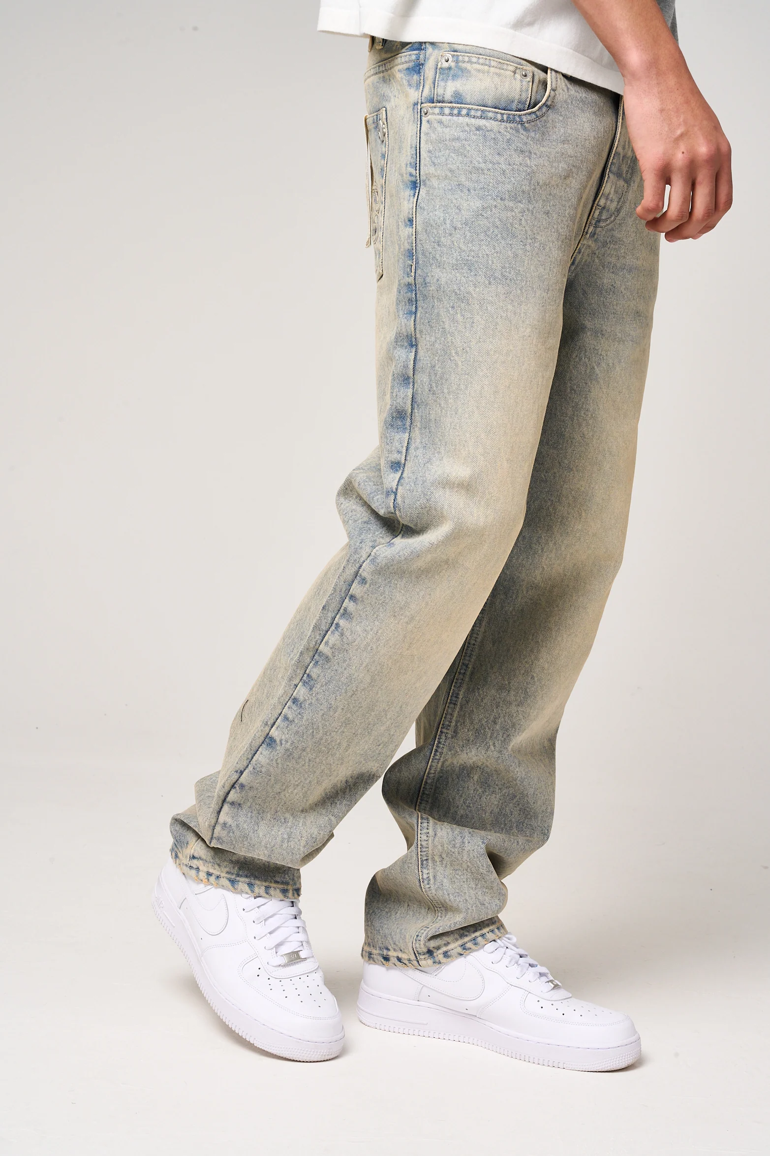 Lennox Tinted Blue Straight Jean - Image 5