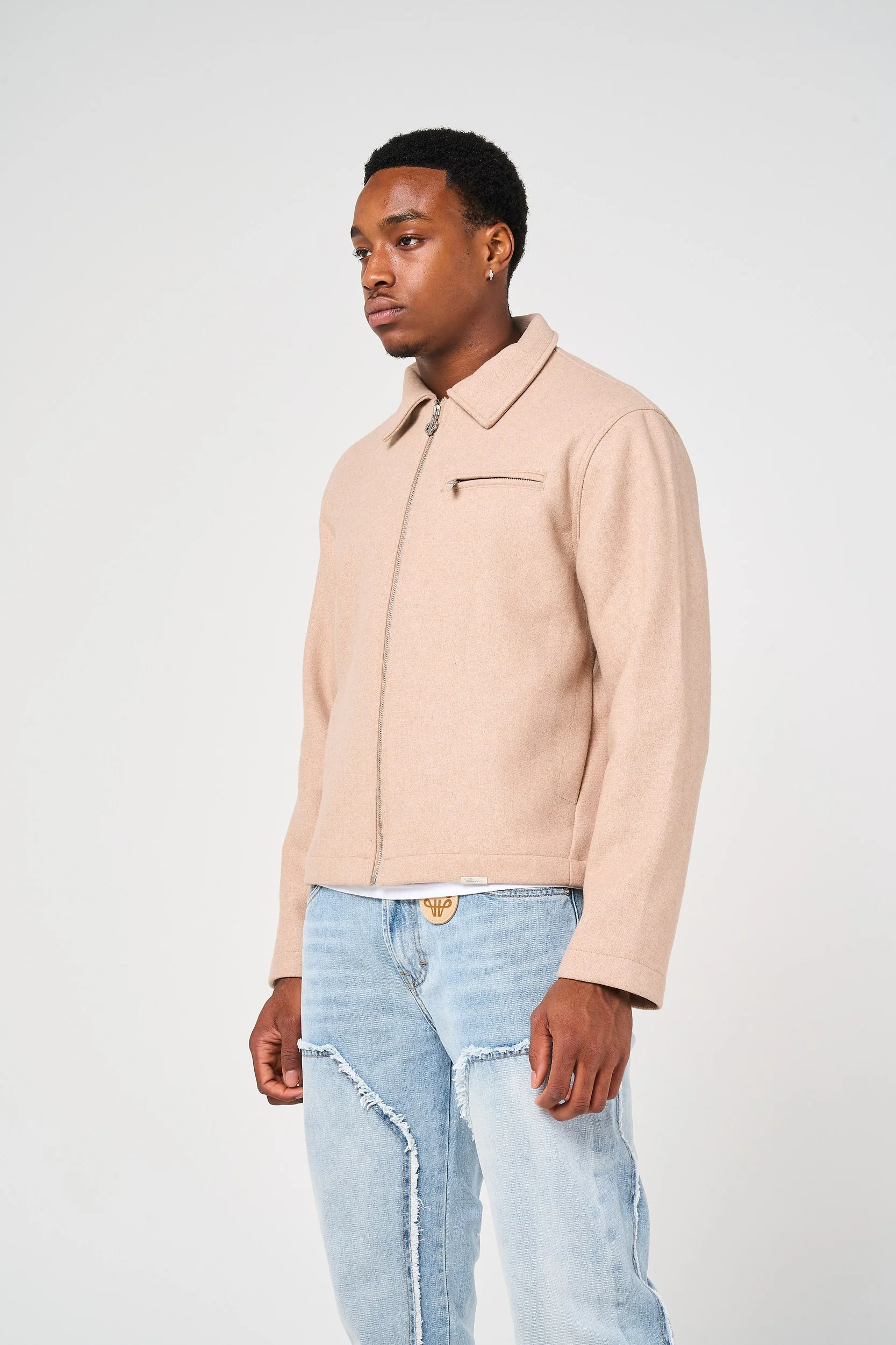 Ludlow Beige Coach Jacket - Image 5
