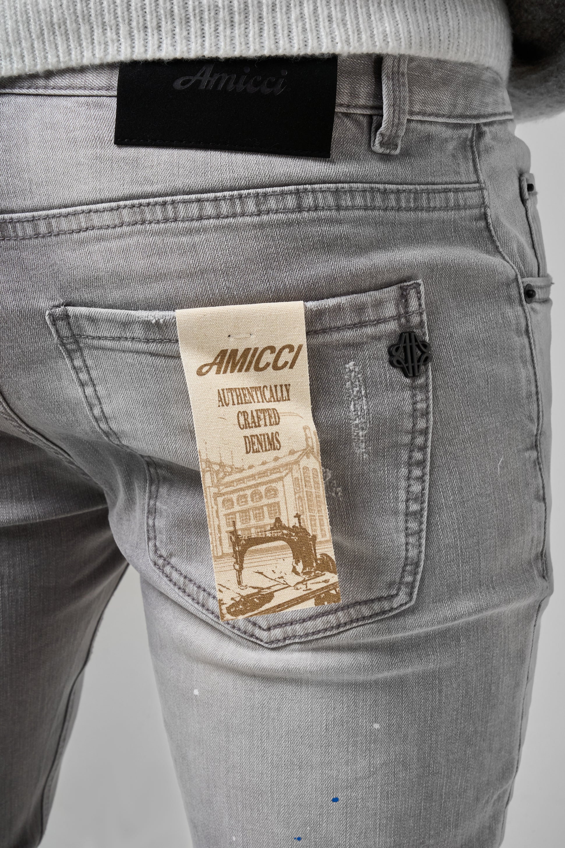 Lumber Grey Skinny Jean - Image 6