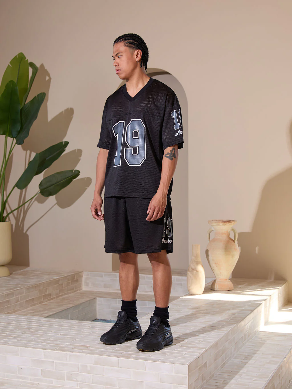 Macizo Mesh Shorts Black - Image 4