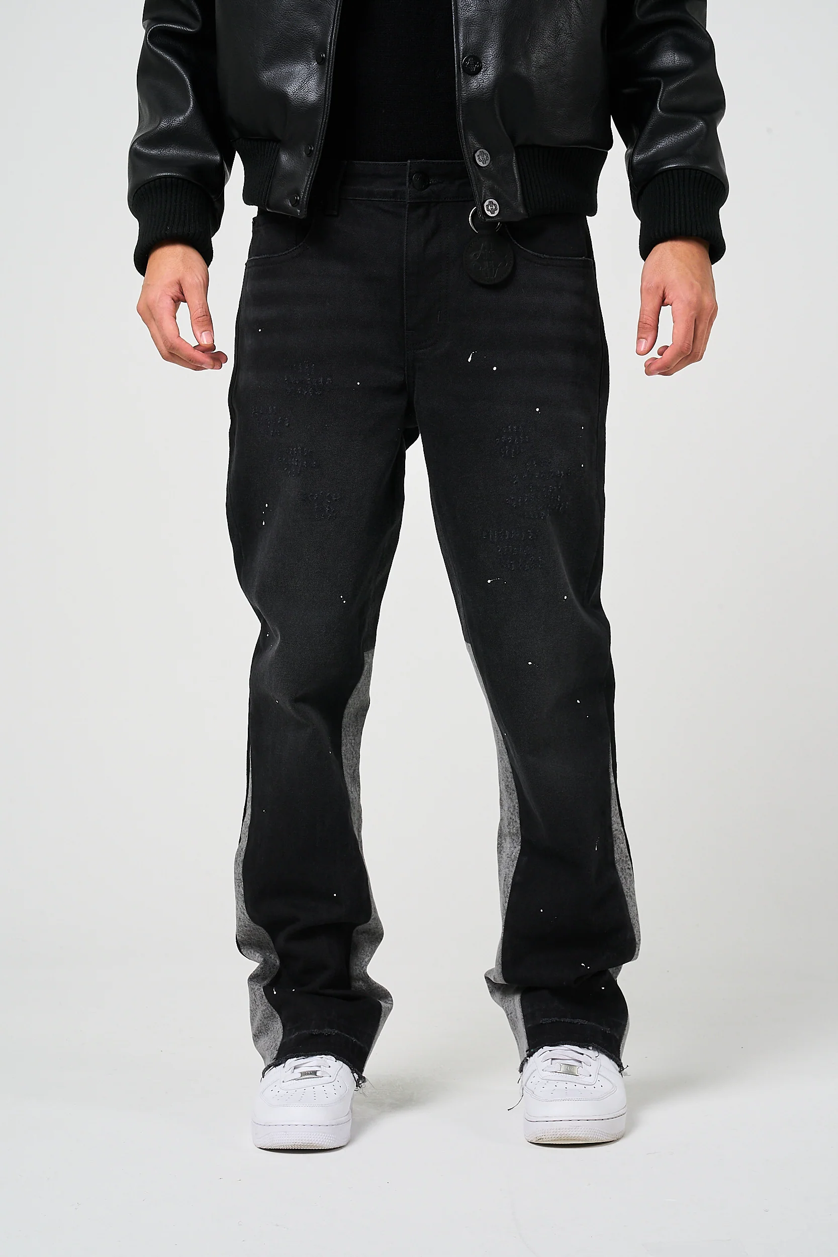Maranello Black Flare Jean - Image 4