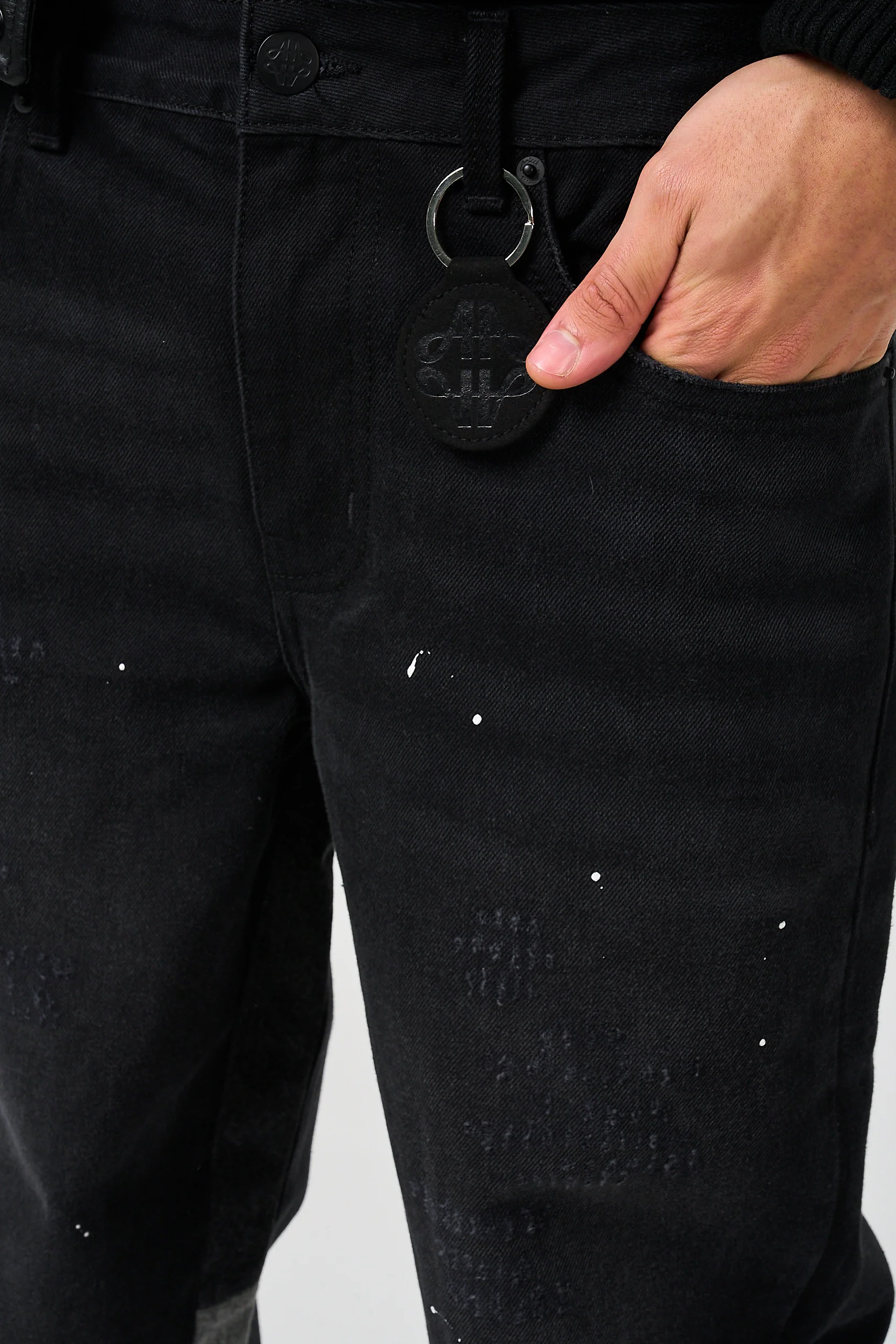 Maranello Black Flare Jean - Image 8