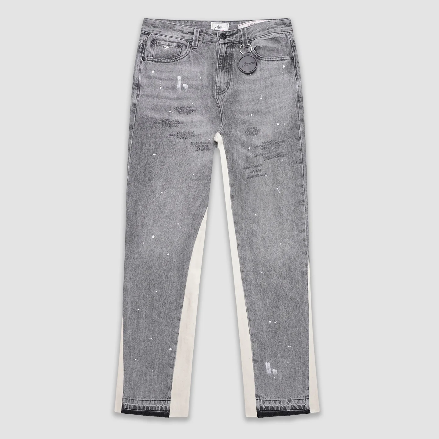 Maranello Grey Flare Jean - Image 5
