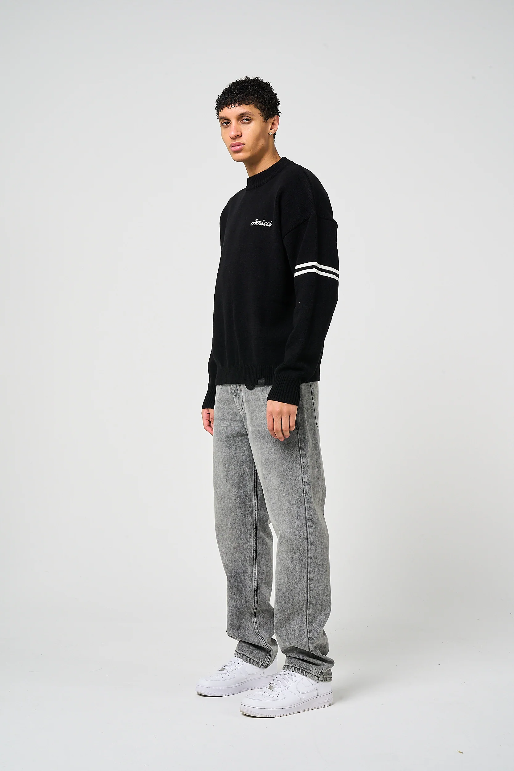 Nantes Long Sleeve Black T Shirt - Image 6