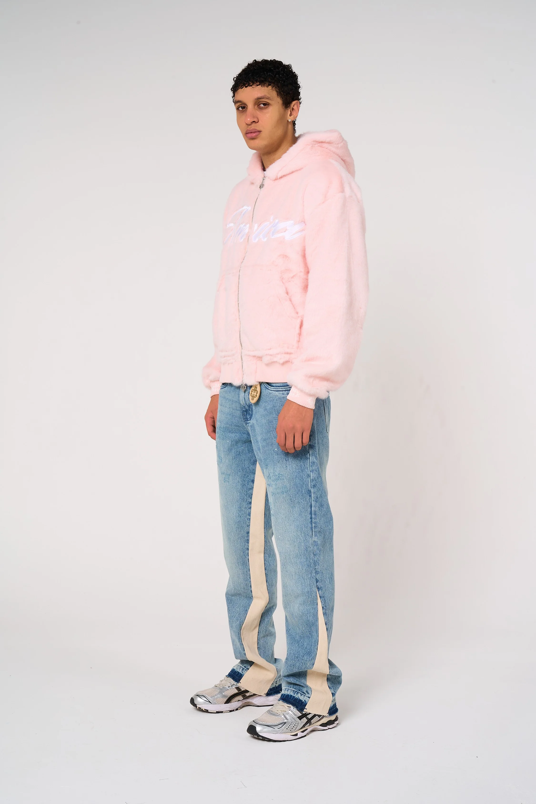 Oakley Pink Fur Hoodie - Image 7