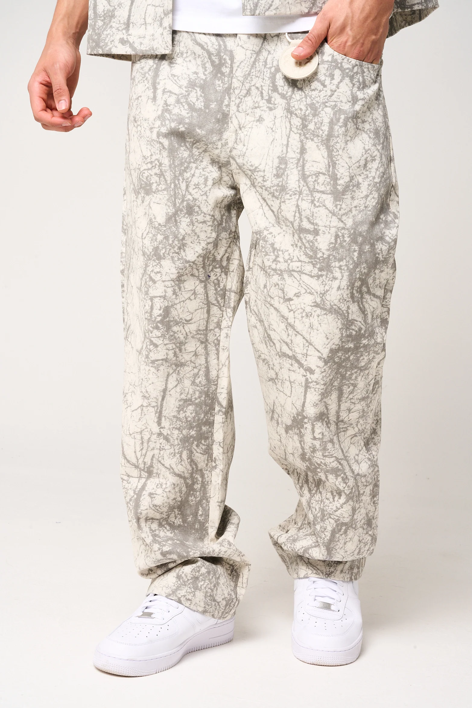 Orazio Beige Camo Pants - Image 2