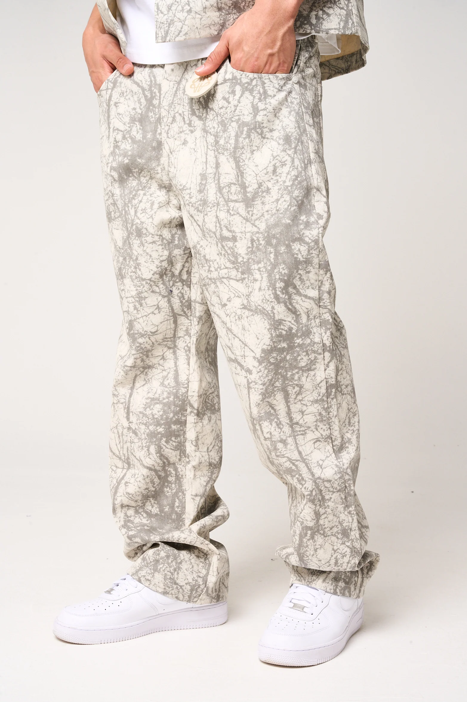 Orazio Beige Camo Pants - Image 3