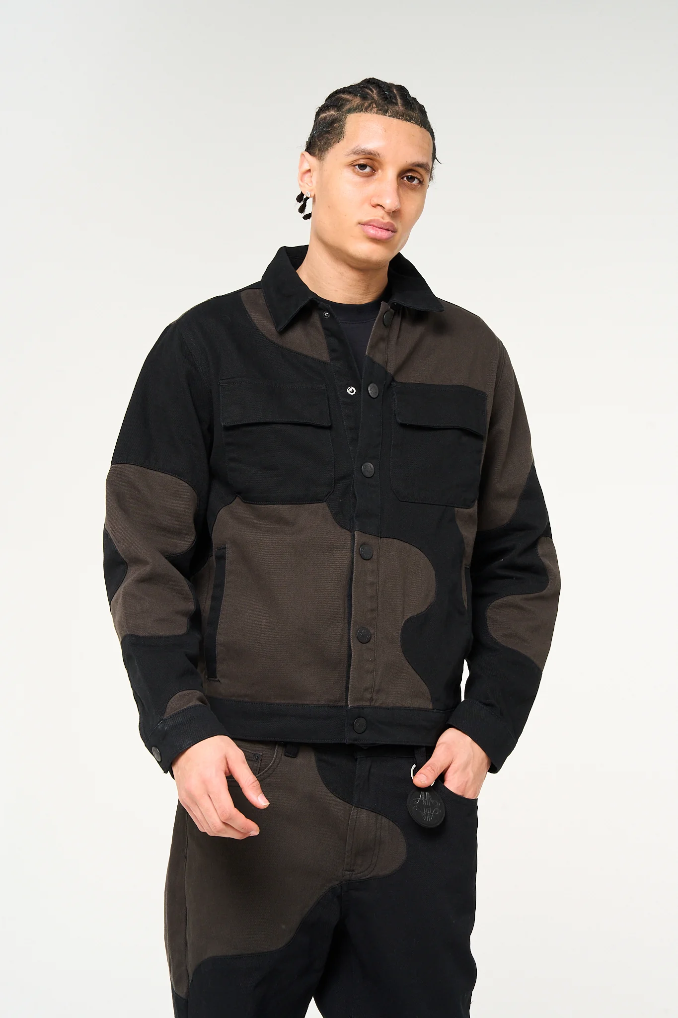 Palencia Patchwork Denim Jacket - Image 2