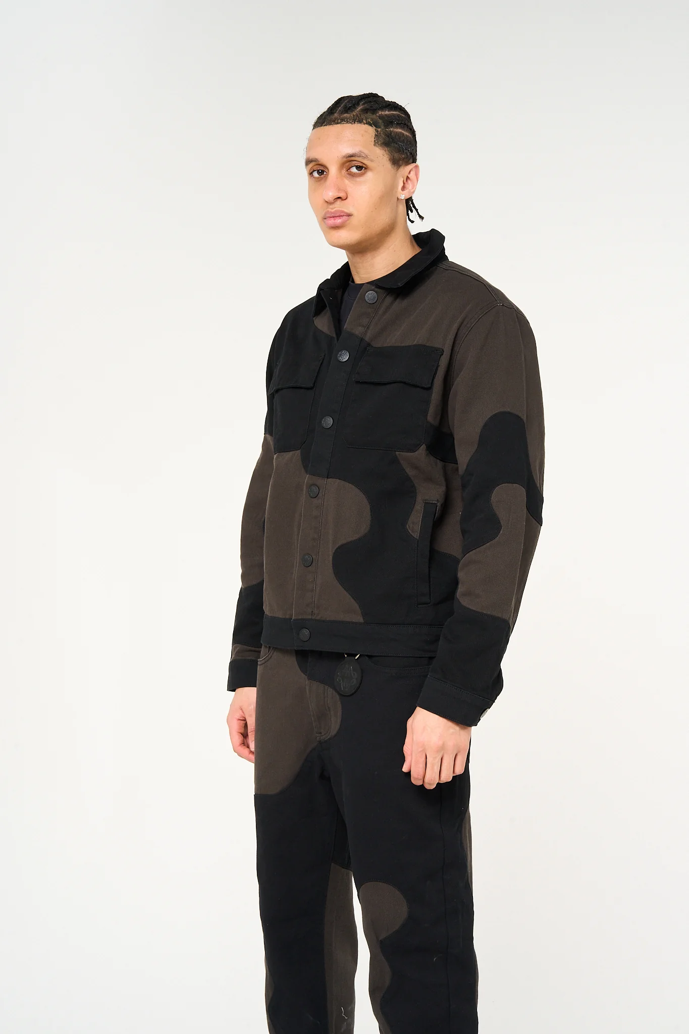 Palencia Patchwork Denim Jacket - Image 4