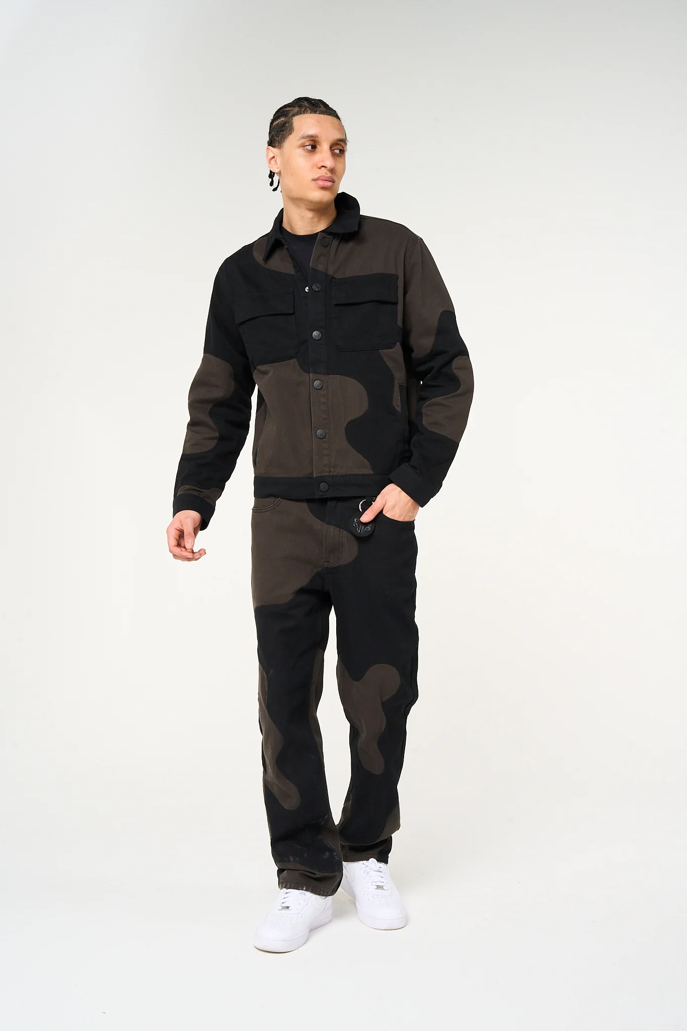 Palencia Patchwork Denim Jean - Image 3