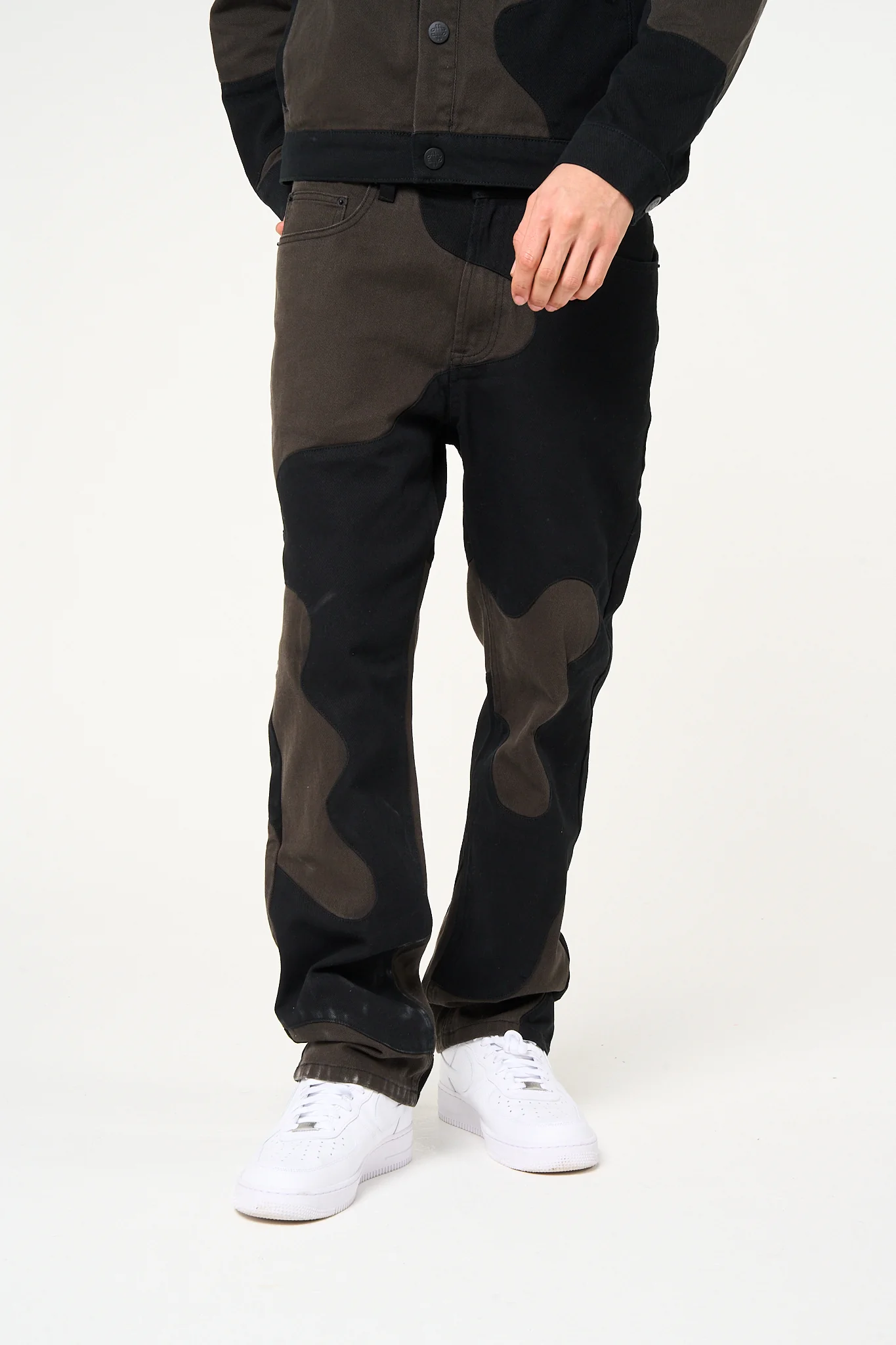 Palencia Patchwork Denim Jean - Image 4