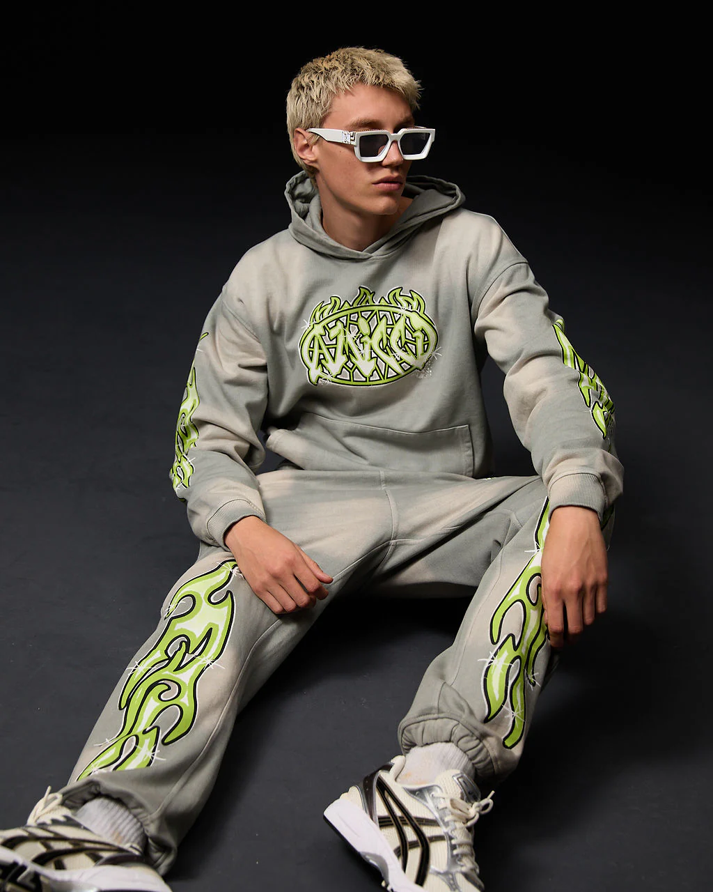 Paola Graphic Jogger Grey - Image 7