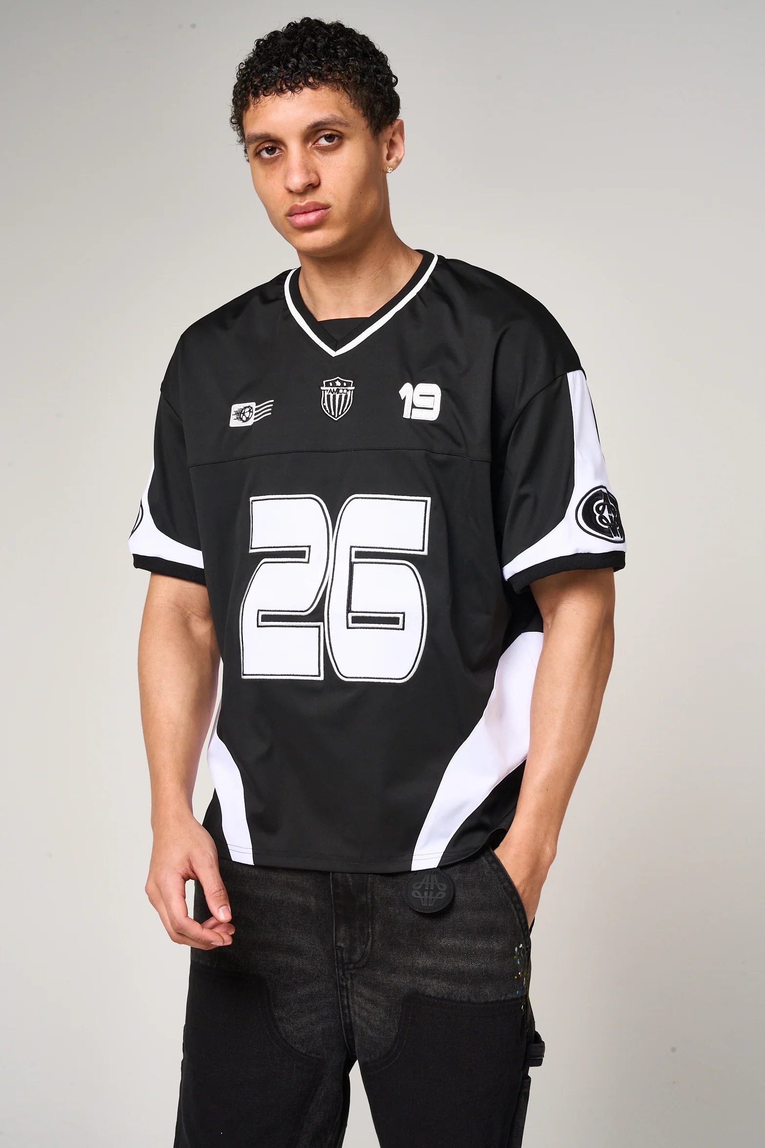 Paseo Football Jersey Black - Image 2