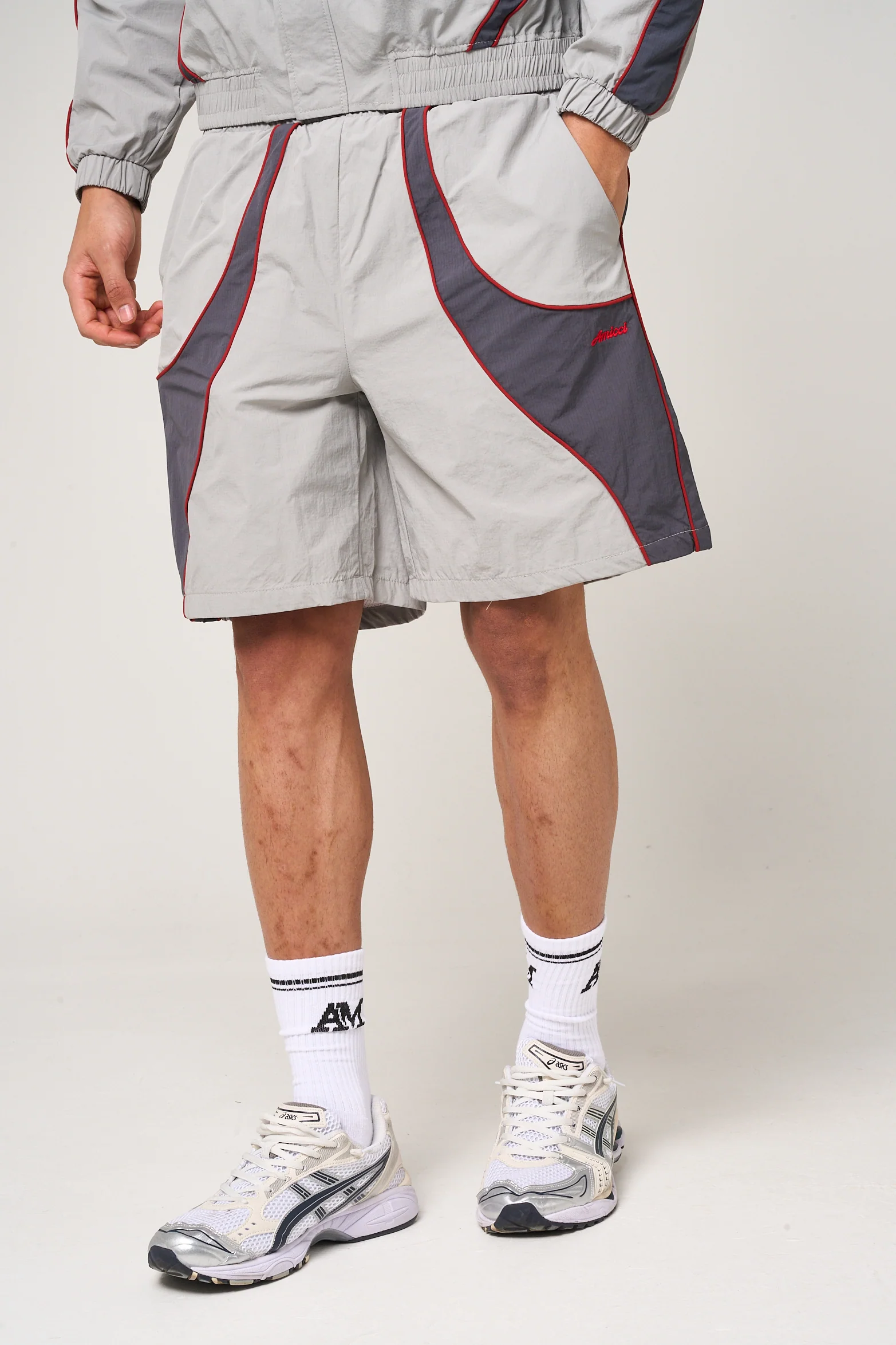 Placido Grey Shell Shorts - Image 2
