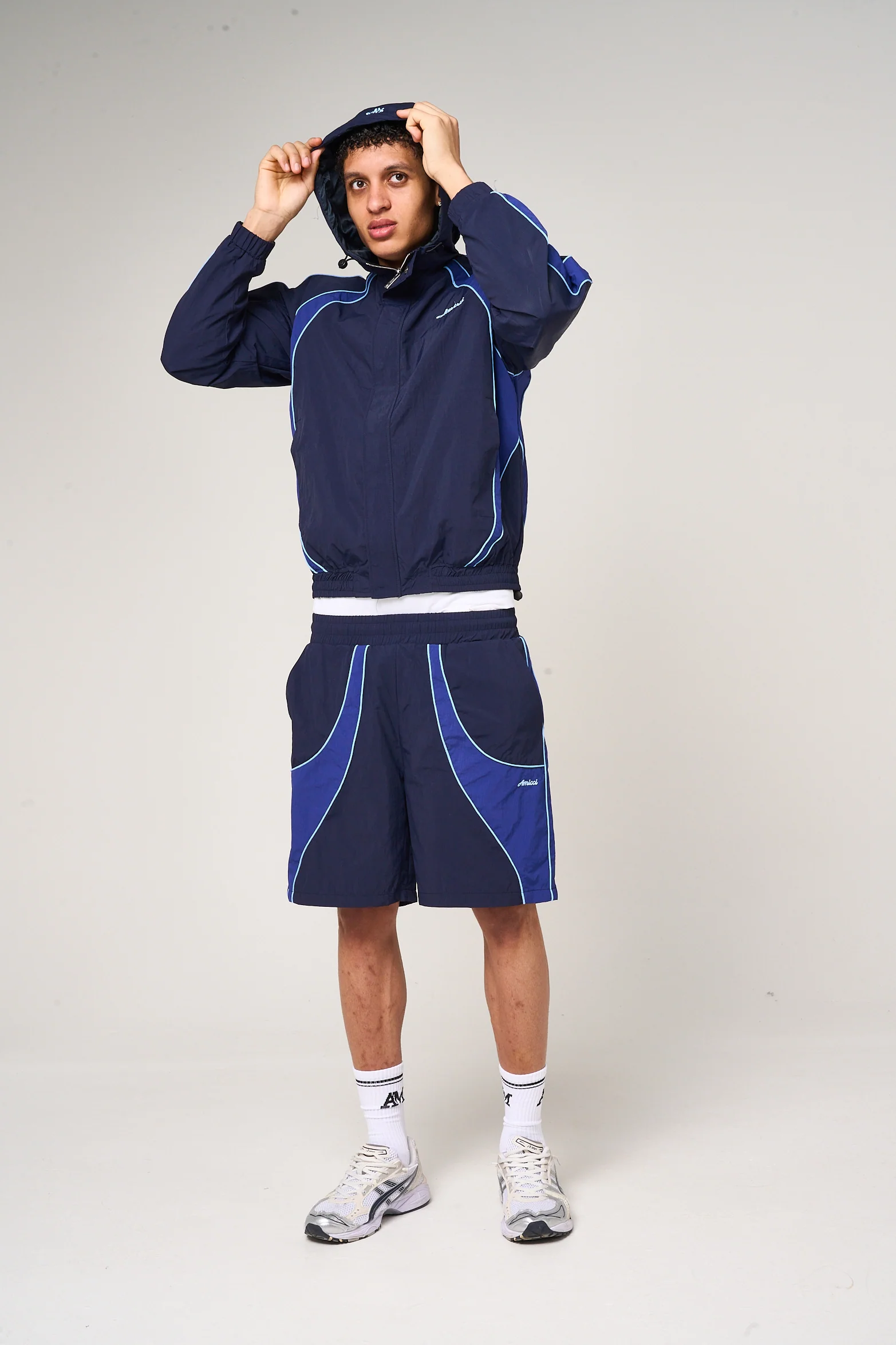 Placido Navy Shell Windbreaker - Image 6