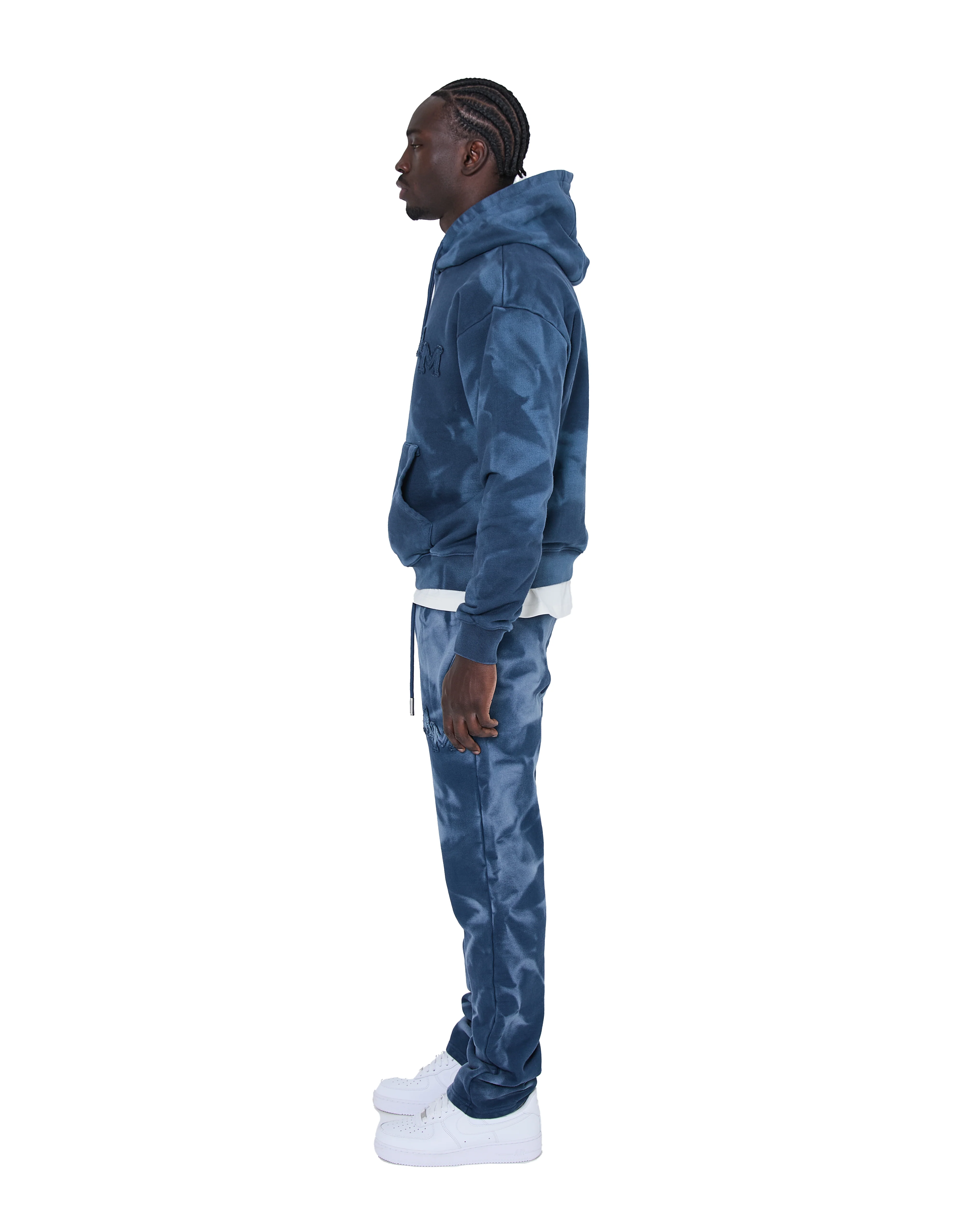 Rezaro Washed Jogger Navy - Image 4