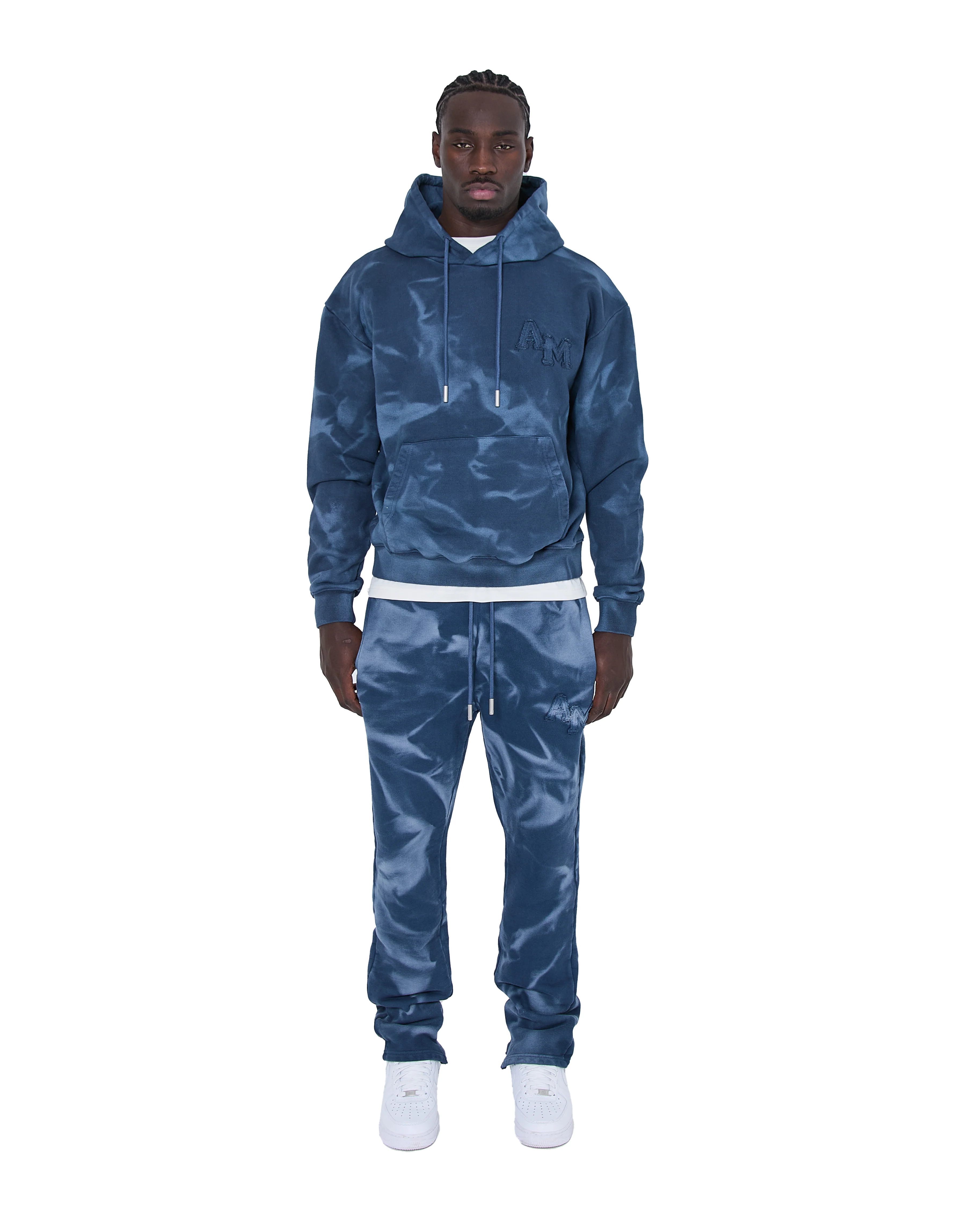 Rezaro Washed Jogger Navy - Image 5