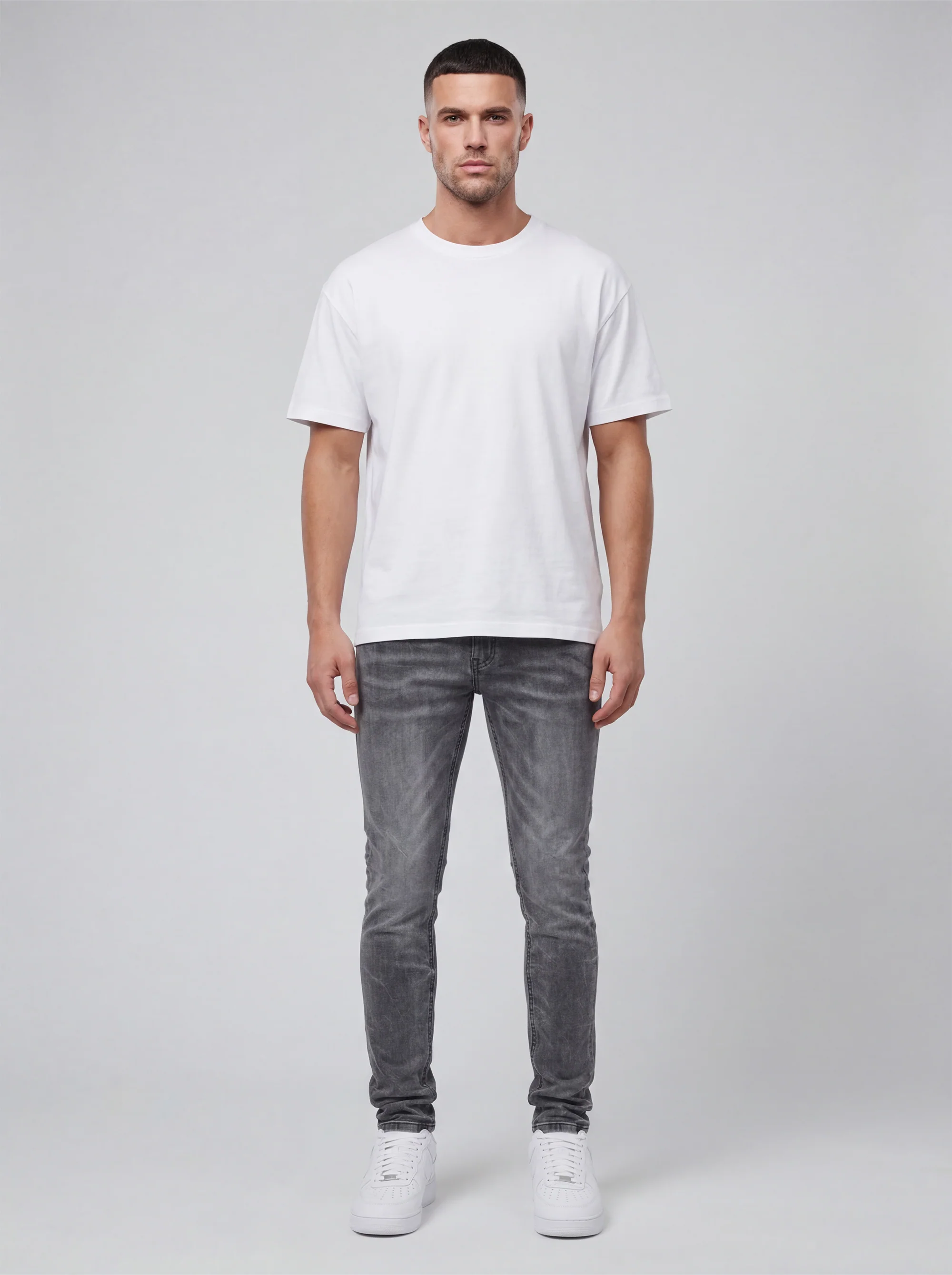 Roma Grey Slim Jean - Image 3