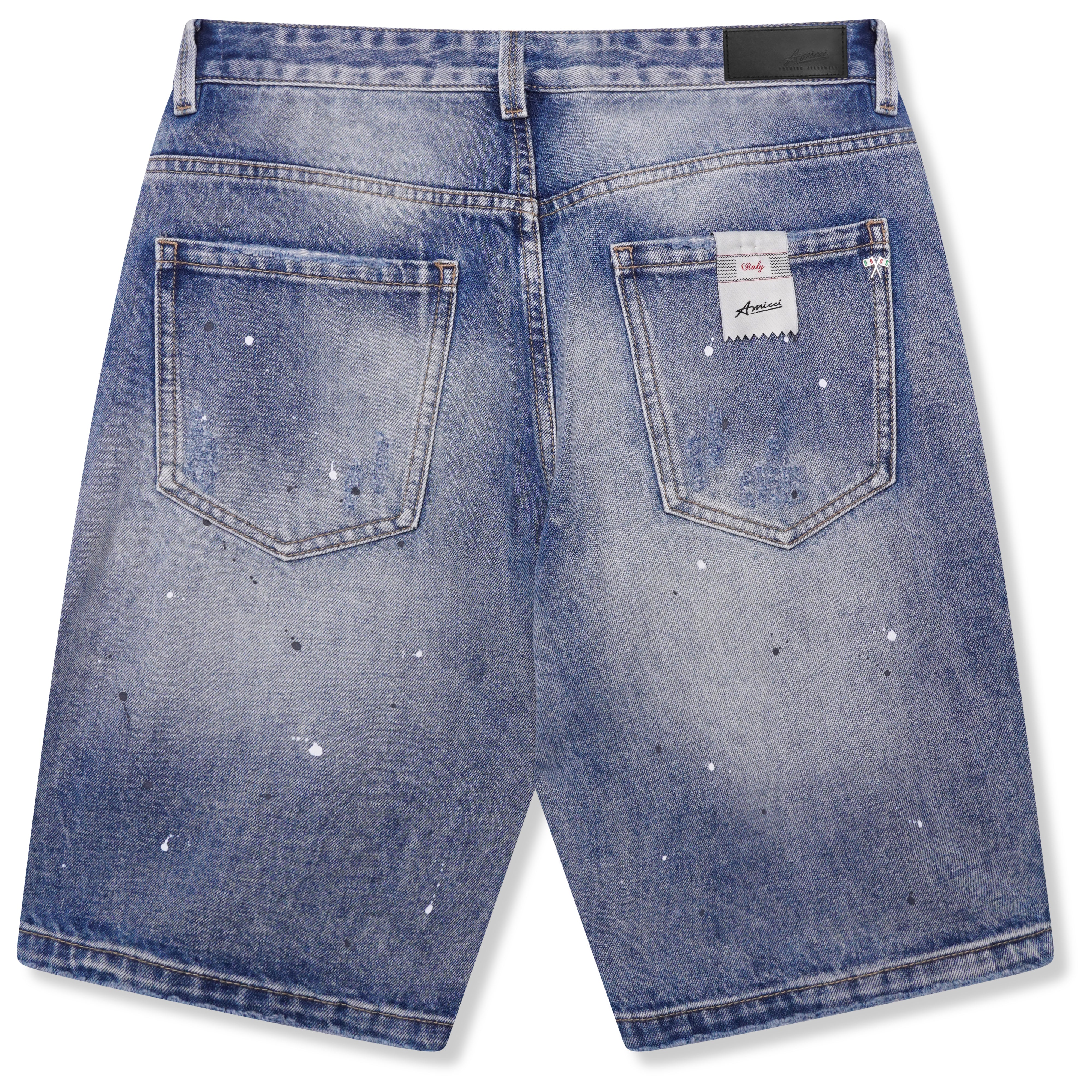 Sanko Mid Blue Shorts - Image 6