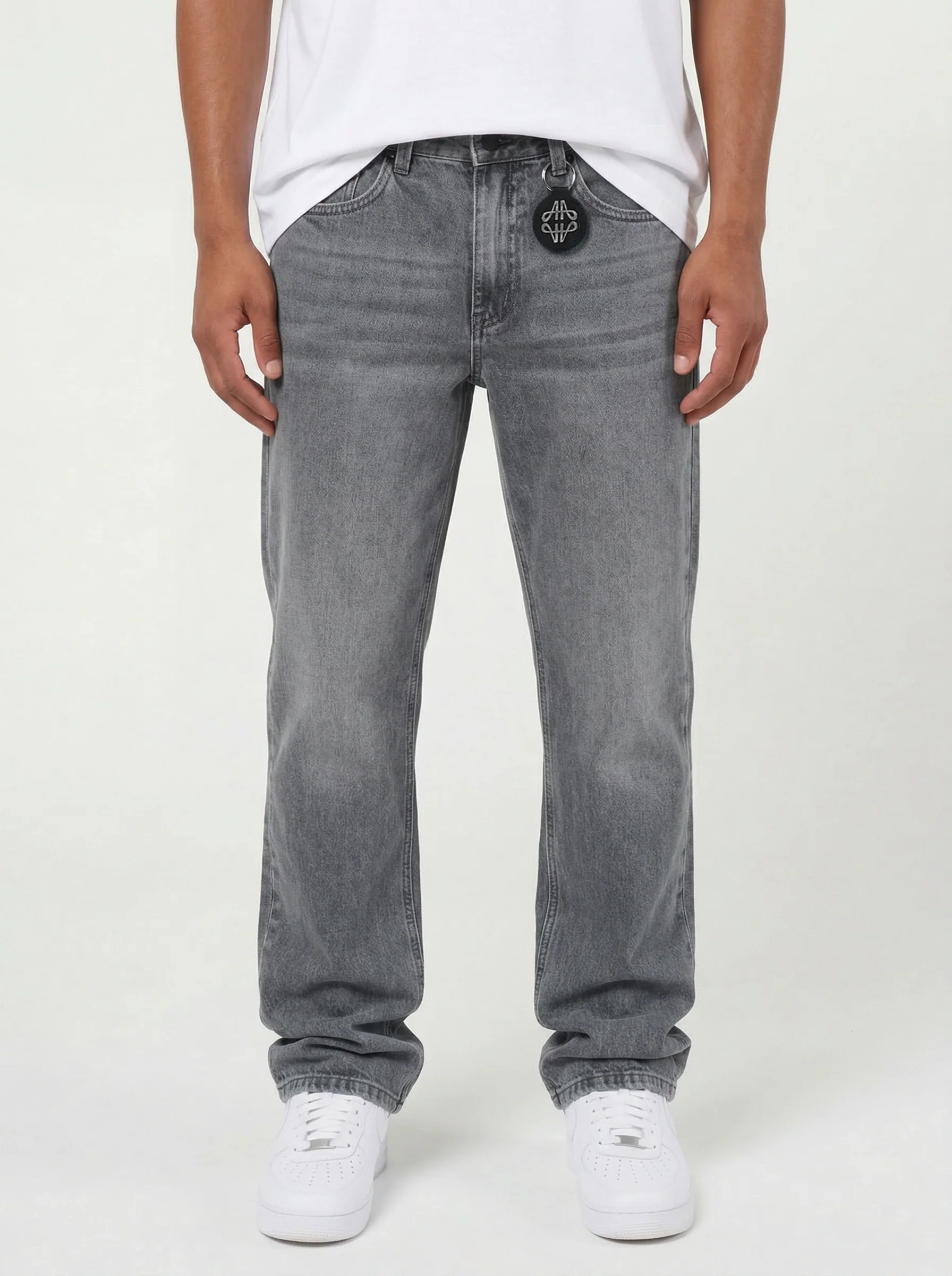 Sienna Grey Flare Jean - Image 3