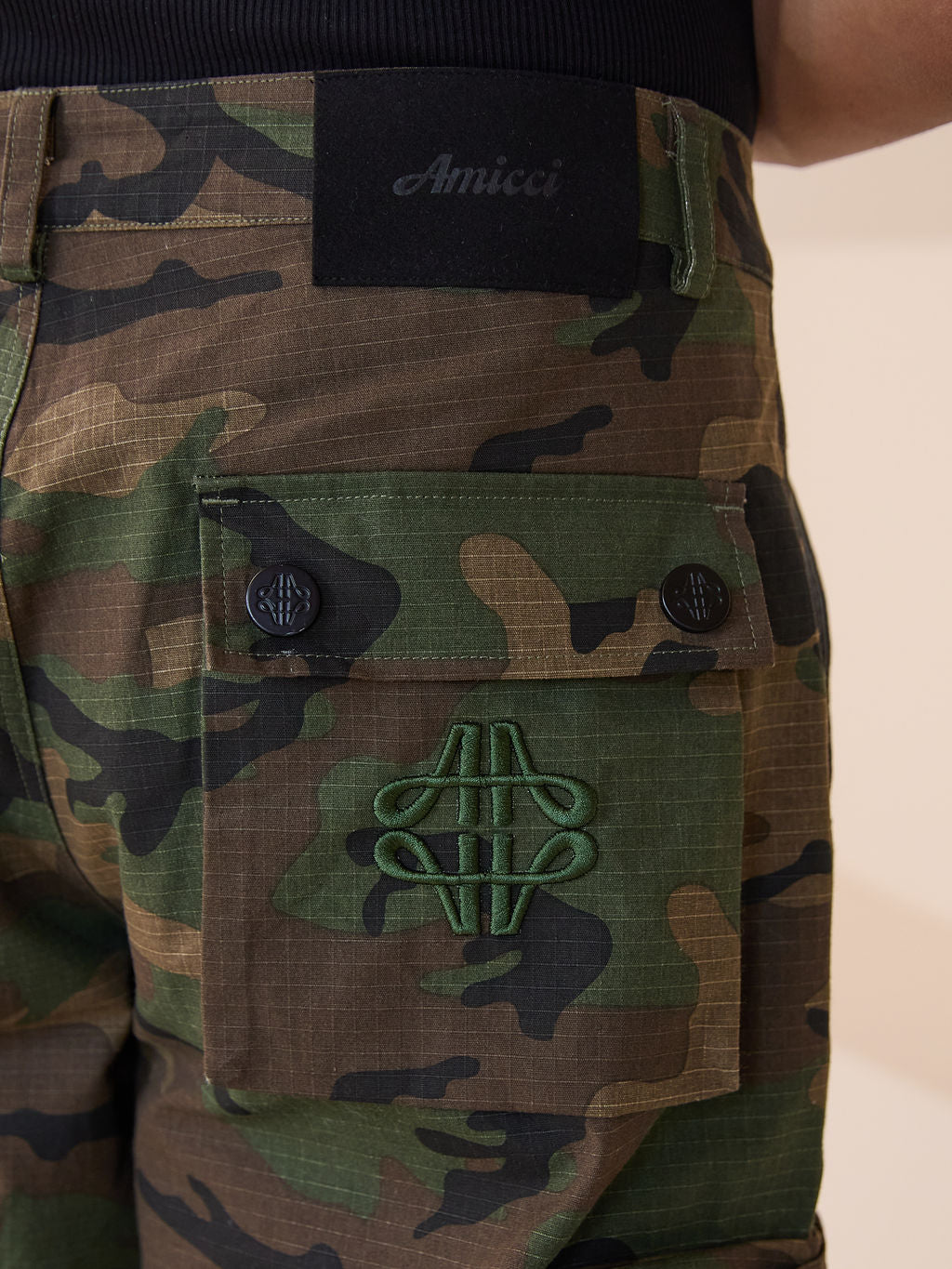 Tabor Green Cargo Camo Pants - Image 6