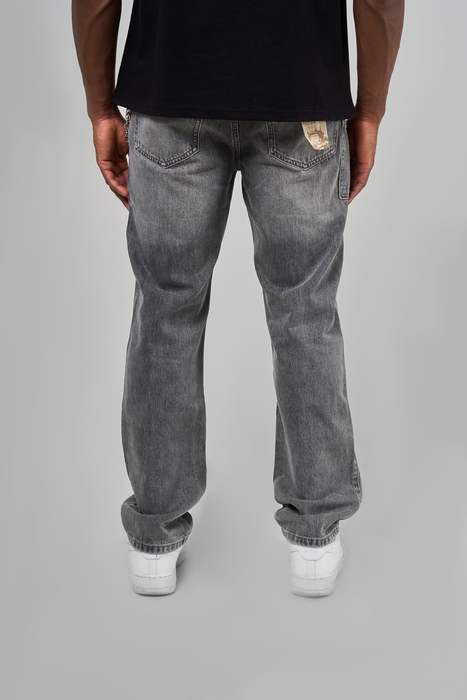 Weston Grey Straight Fit Jean - Image 8