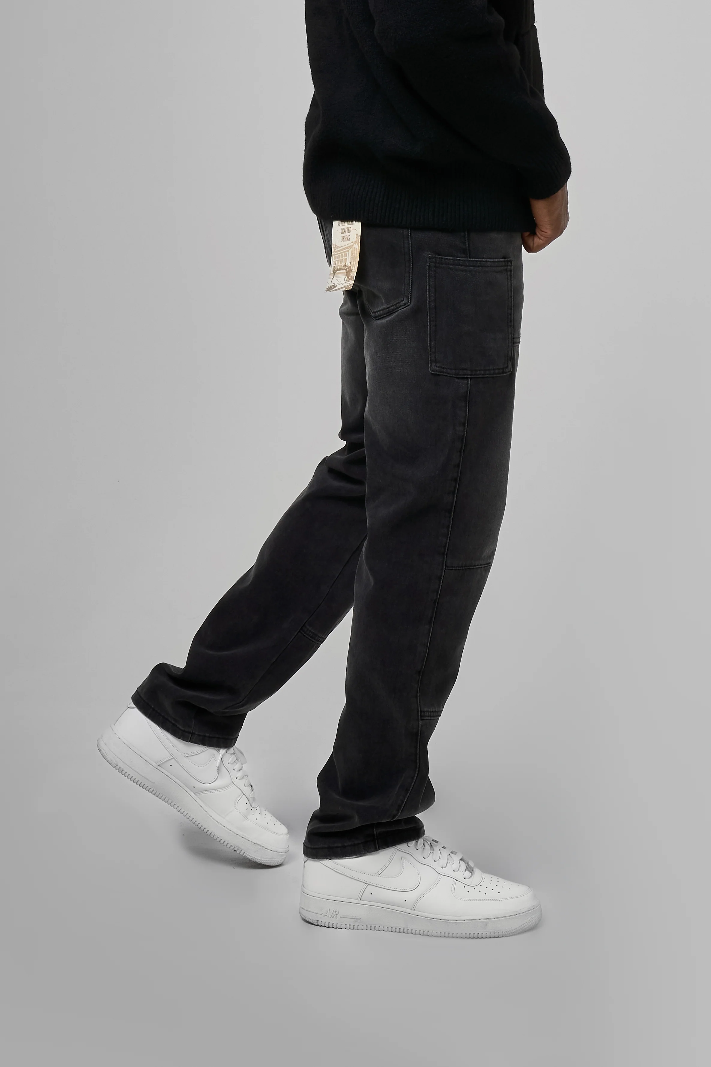Weston Black Straight Fit Jean - Image 6